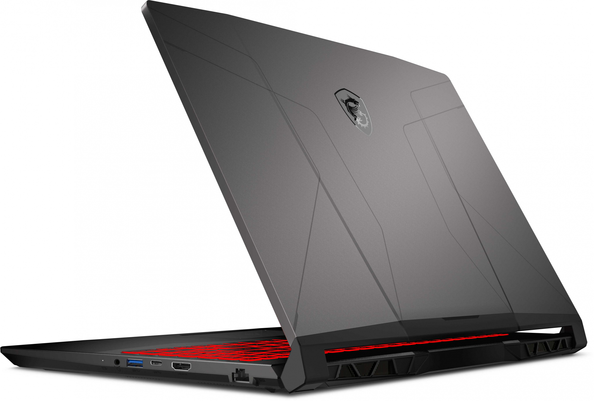 Ноутбук MSI Pulse GL66 11UCK-424XRU Core i5 11400H 8Gb SSD512Gb NVIDIA GeForce RTX 3050 4Gb 15.6" IPS FHD (1920x1080) Free DOS grey WiFi BT Cam (9S7-158224-424) — фото 3
