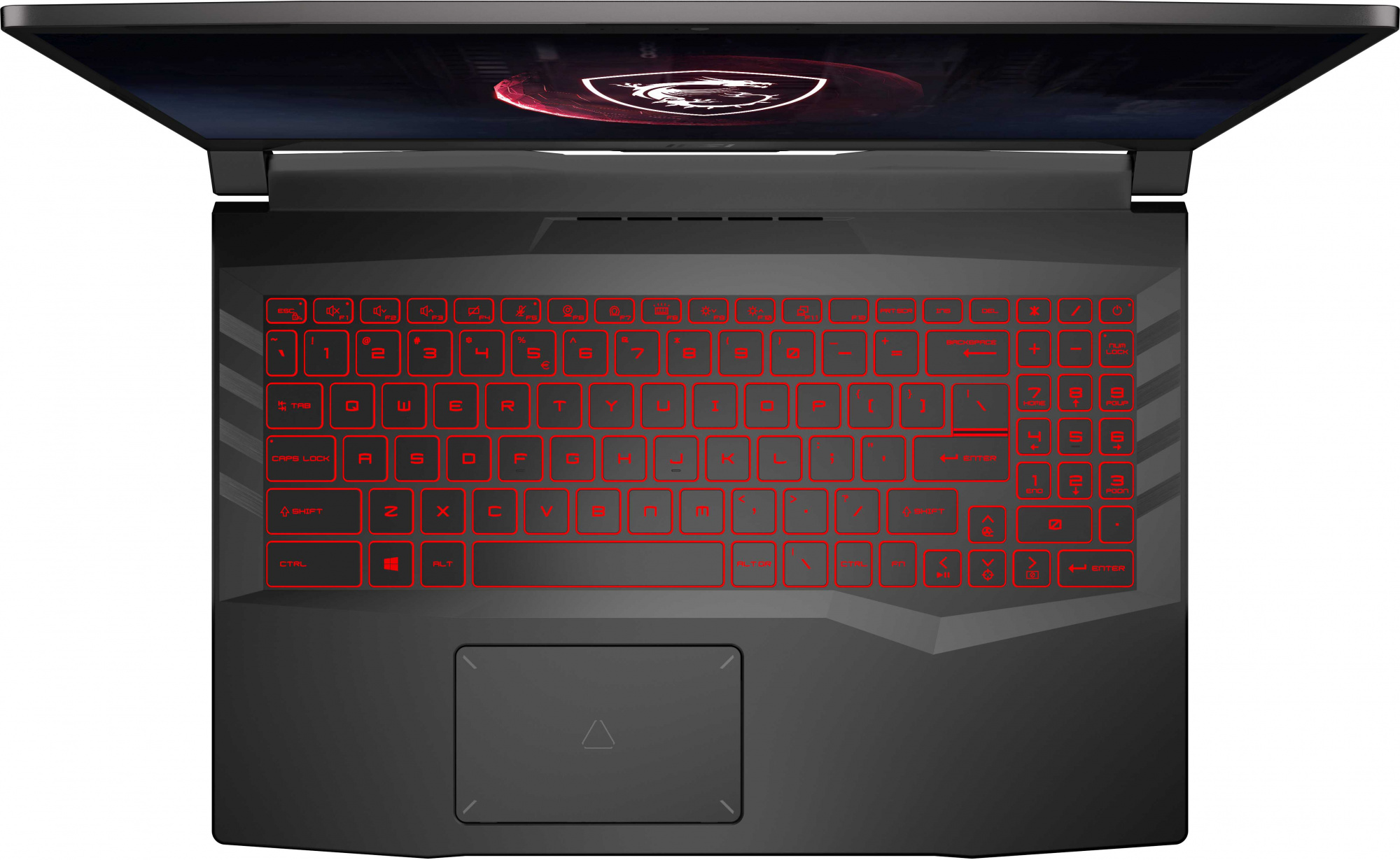 Ноутбук MSI Pulse GL66 11UCK-424XRU Core i5 11400H 8Gb SSD512Gb NVIDIA GeForce RTX 3050 4Gb 15.6" IPS FHD (1920x1080) Free DOS grey WiFi BT Cam (9S7-158224-424) — фото 10