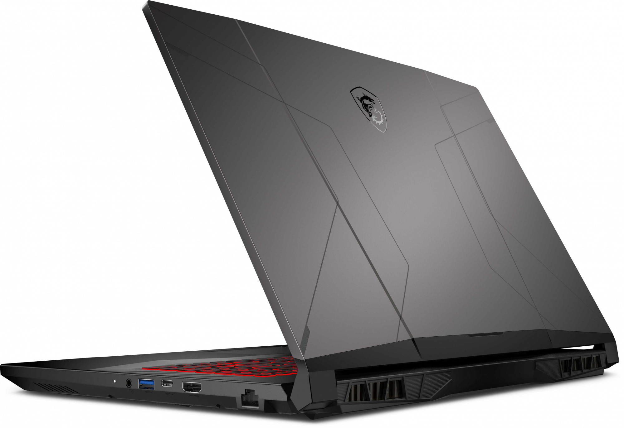 Ноутбук MSI Pulse GL76 11UDK-236XRU Core i7 11800H 8Gb SSD512Gb NVIDIA GeForce RTX 3050 Ti 4Gb 17.3" IPS FHD (1920x1080) Free DOS grey WiFi BT Cam (9S7-17L222-236) — фото 3