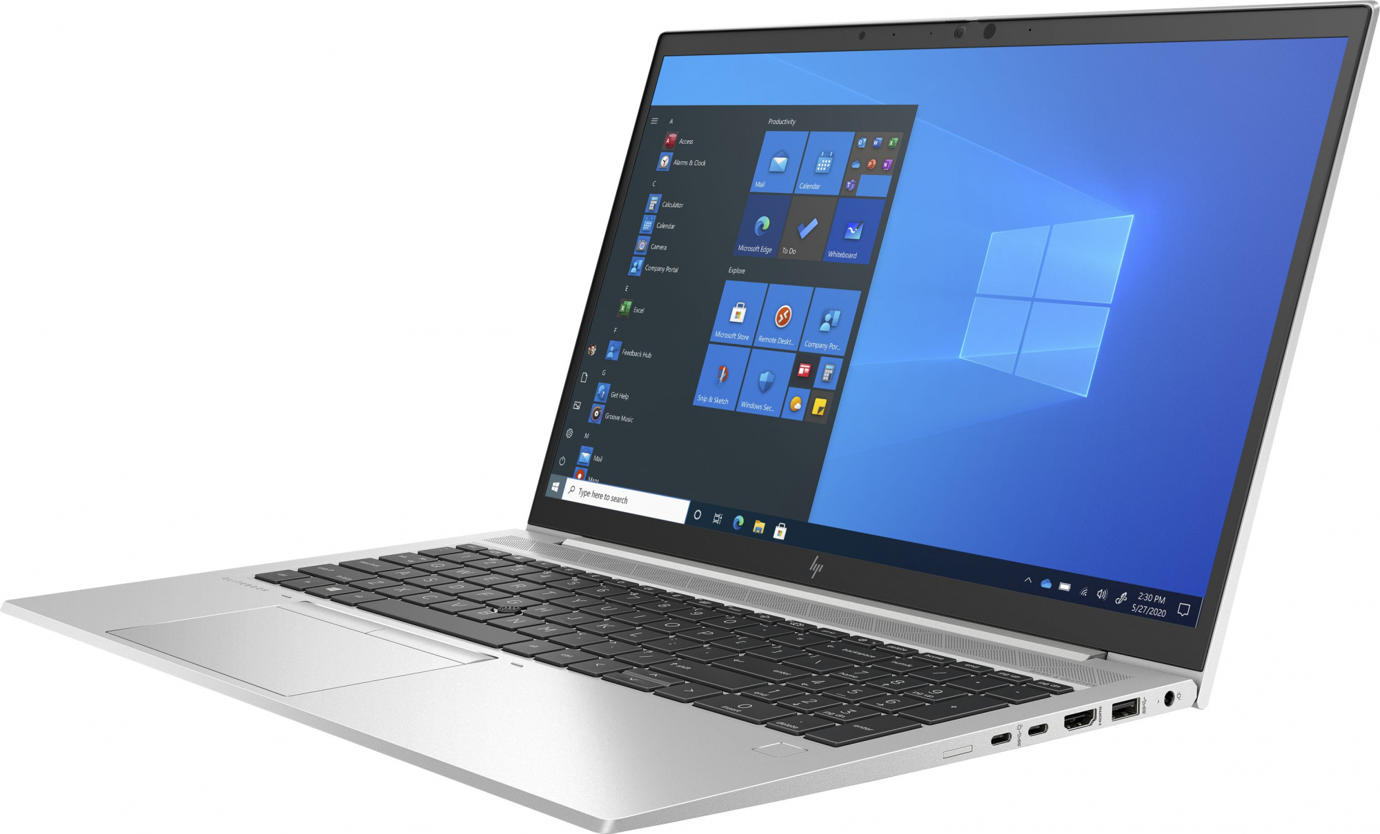 Ноутбук HP EliteBook 855 G8 Ryzen 5 Pro 5650U 16Gb SSD512Gb AMD Radeon 15.6" UWVA FHD (1920x1080) Windows 10 Professional 64 silver WiFi BT Cam (458Y0EA)
