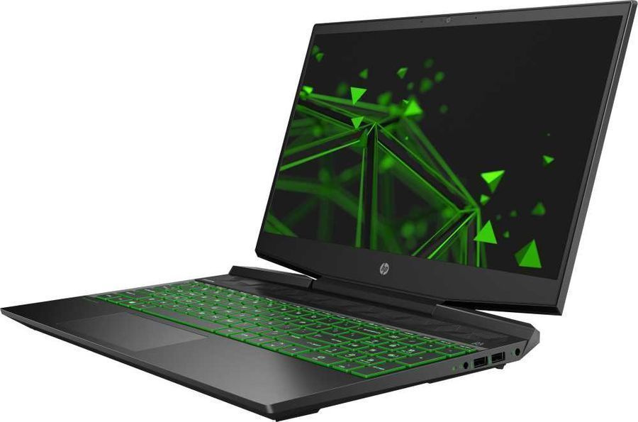 Ноутбук HP Pavilion Gaming 15-dk2050ur Core i5 11300H 8Gb SSD512Gb NVIDIA GeForce RTX 3050 4Gb 15.6" IPS FHD (1920x1080) Free DOS 3.0 black WiFi BT Cam (4E1H5EA) — фото 2