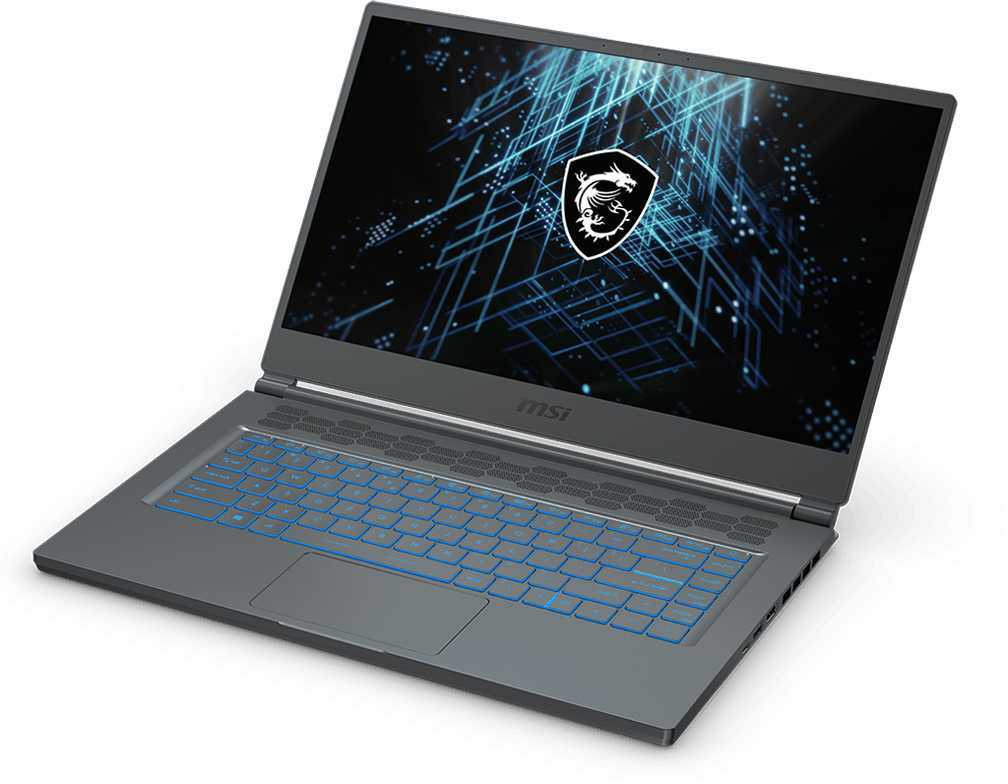 Ноутбук MSI Stealth 15M A11UEK-276XRU Core i7 11375H 16Gb SSD512Gb NVIDIA GeForce RTX 3060 6Gb 15.6" IPS FHD (1920x1080) Free DOS grey WiFi BT Cam (9S7-156311-276)