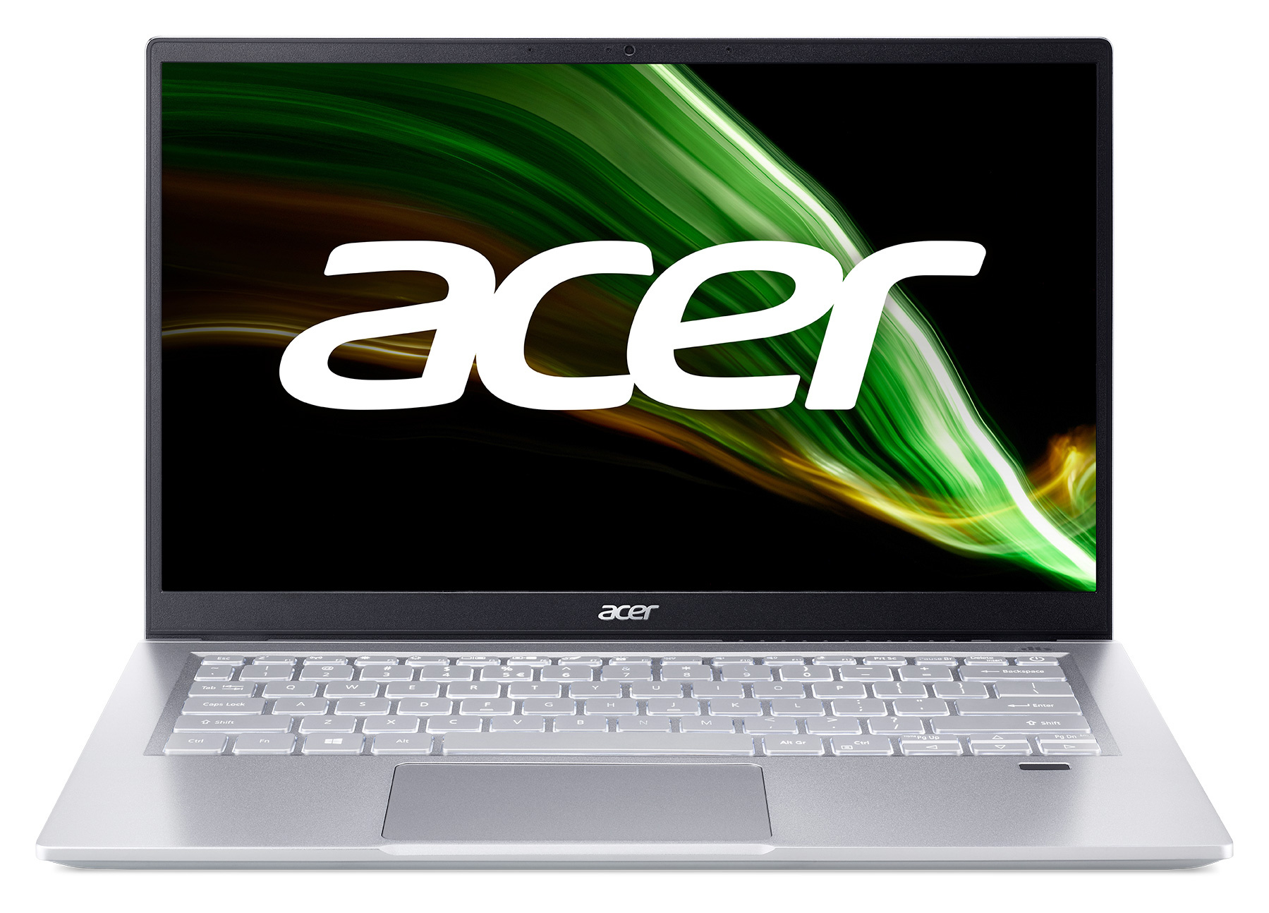 Ноутбук Acer Swift 3 SF314-43-R3JP Ryzen 3 5300U 8Gb SSD512Gb AMD Radeon 14" IPS FHD (1920x1080) Windows 11 Home silver WiFi BT Cam (NX.AB1ER.00B) — фото 2