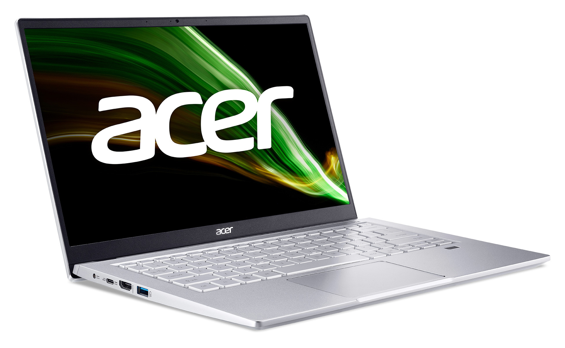 Ноутбук Acer Swift 3 SF314-43-R3JP Ryzen 3 5300U 8Gb SSD512Gb AMD Radeon 14" IPS FHD (1920x1080) Windows 11 Home silver WiFi BT Cam (NX.AB1ER.00B) — фото 3