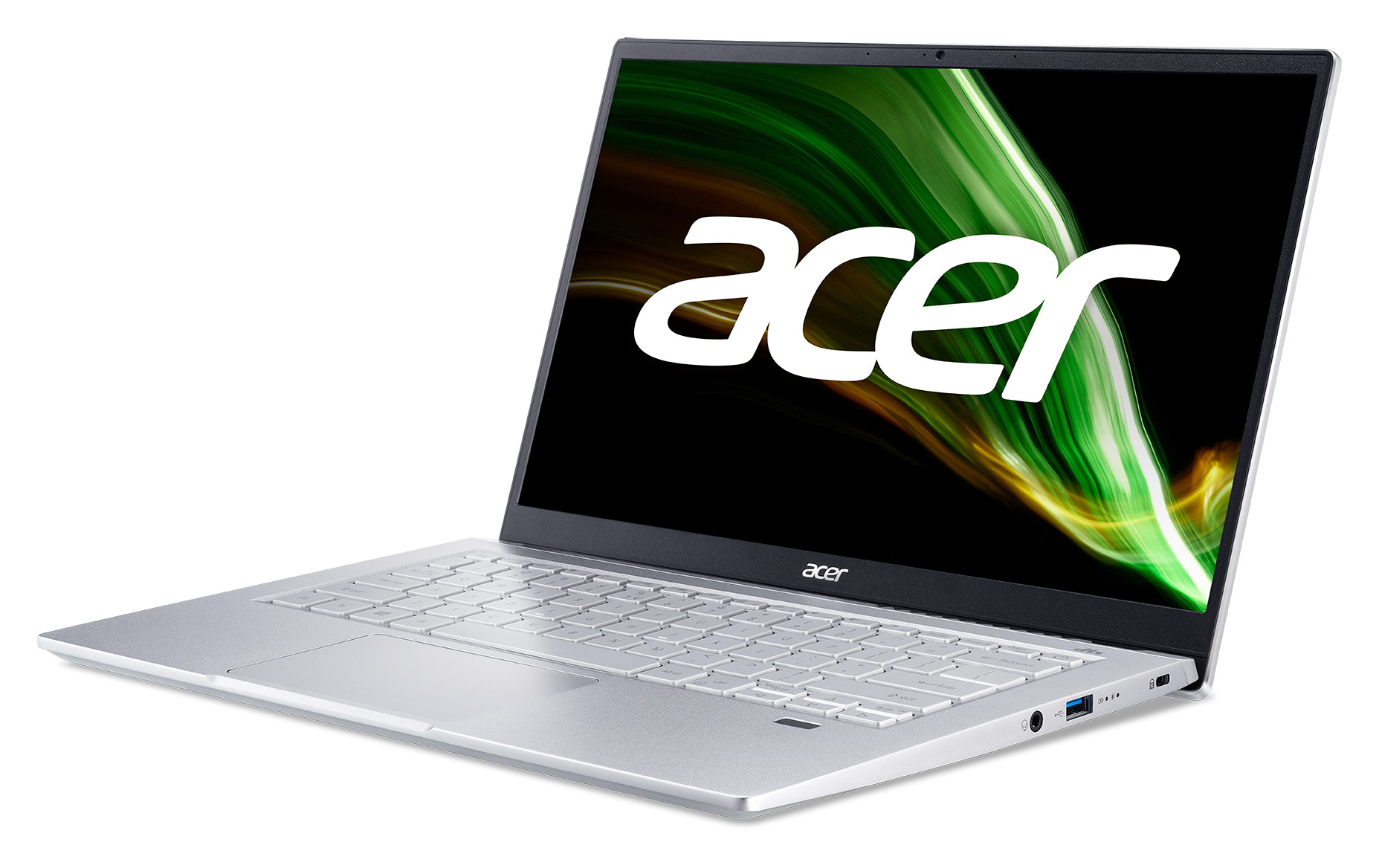Ноутбук Acer Swift 3 SF314-43-R3JP Ryzen 3 5300U 8Gb SSD512Gb AMD Radeon 14" IPS FHD (1920x1080) Windows 11 Home silver WiFi BT Cam (NX.AB1ER.00B) — фото 4