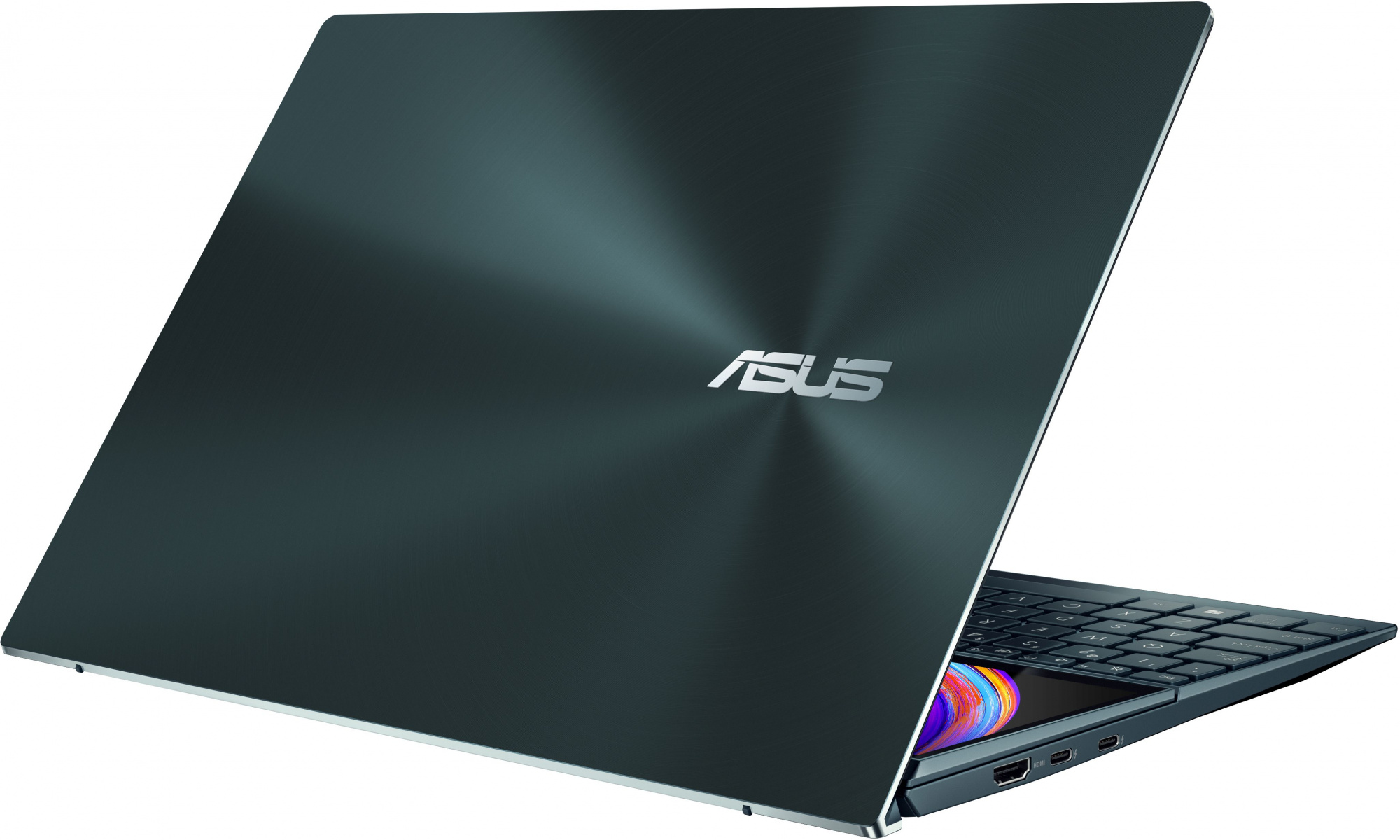 Ноутбук Asus ZenBook Duo UX482EGR-HY370W Core i7 1195G7 16Gb SSD1Tb NVIDIA GeForce MX450 2Gb 14" IPS Touch FHD (1920x1080) Windows 11 Home blue WiFi BT Cam Bag (90NB0S51-M002T0) — фото 4