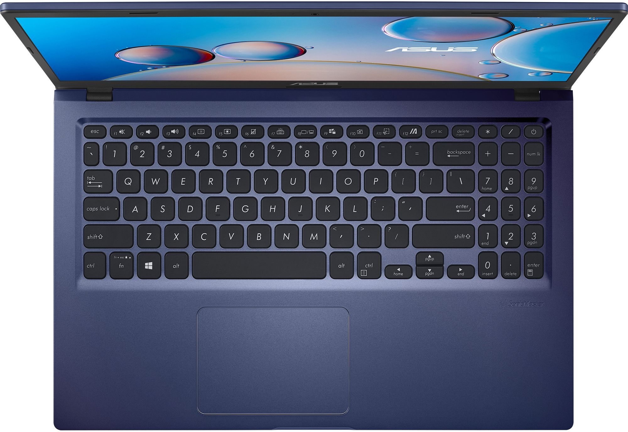 Ноутбук Asus VivoBook X515JA-EJ2698W Pentium 6805 4Gb SSD256Gb Intel UHD Graphics 15.6" TN FHD (1920x1080) Windows 11 Home blue WiFi BT Cam (90NB0SR3-M00DK0) — фото 8