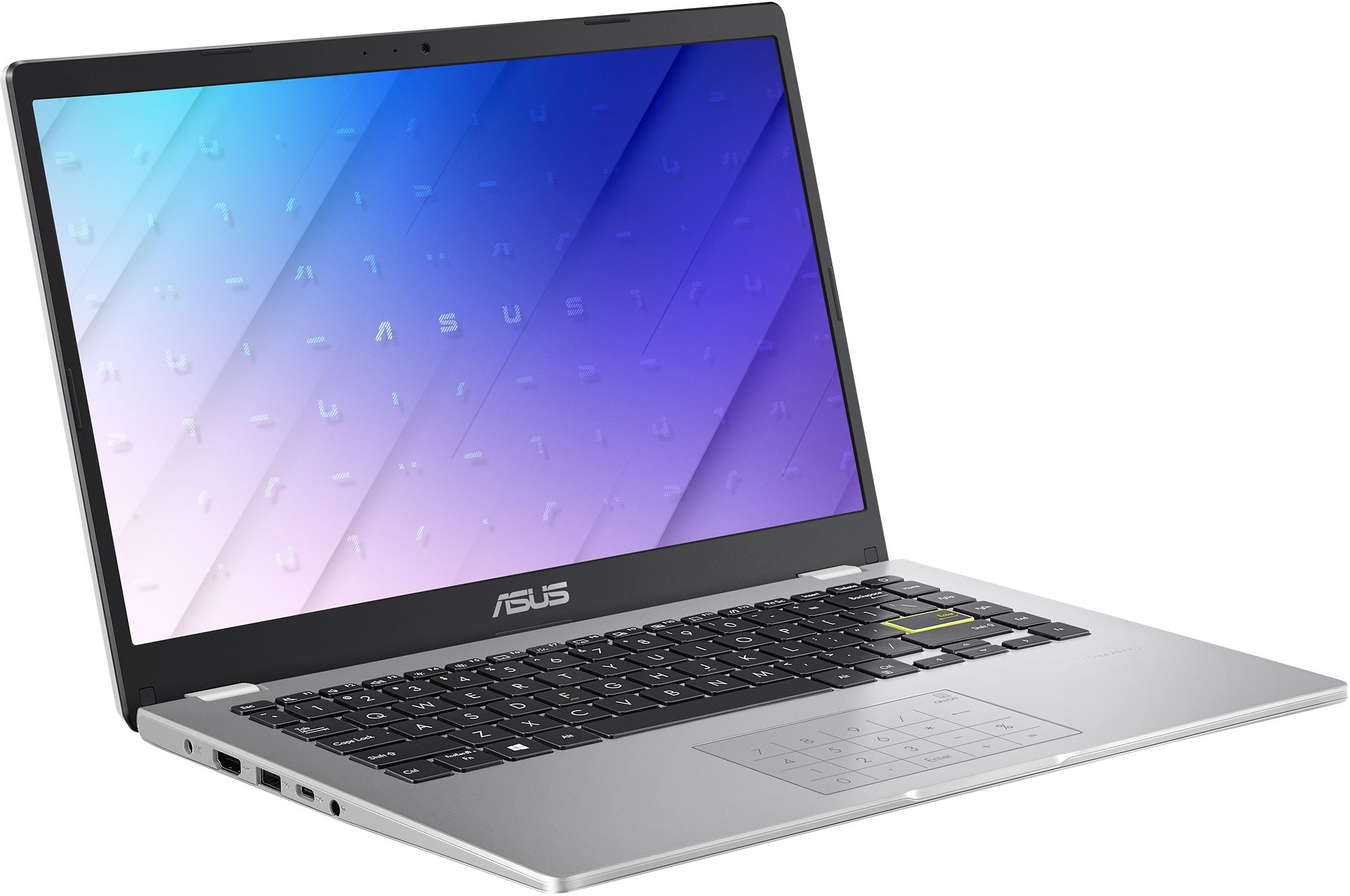 Ноутбук Asus Vivobook Go 14 E410MA-BV1841W Pentium Silver N5030 4Gb SSD128Gb Intel UHD Graphics 605 14" TN HD (1366x768) Windows 11 Home white WiFi BT Cam (90NB0Q12-M006F0) — фото 3