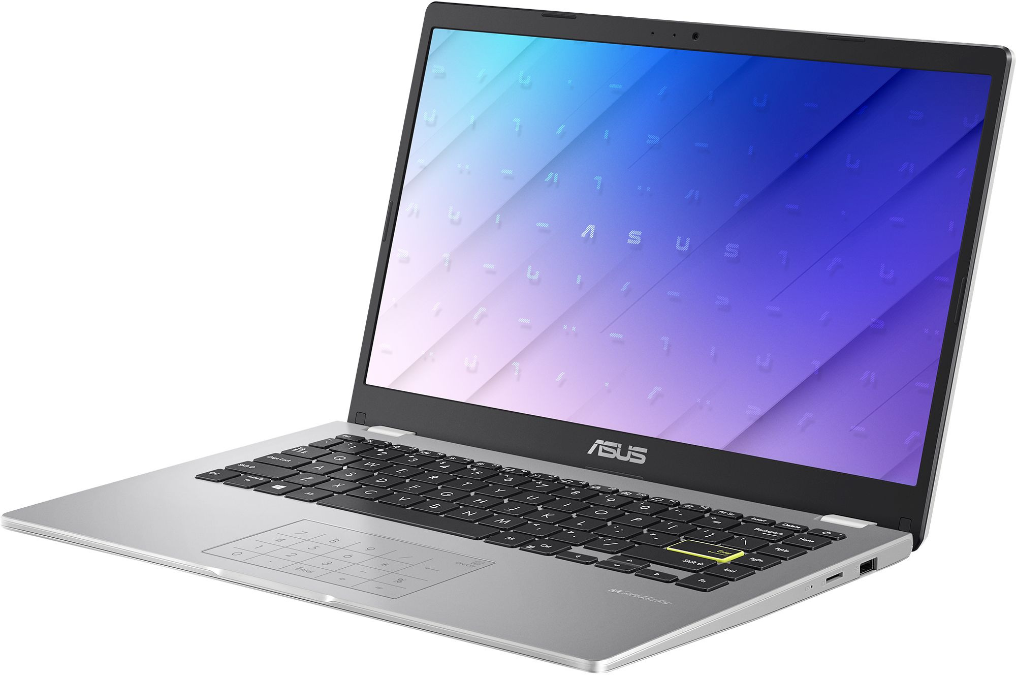 Ноутбук Asus Vivobook Go 14 E410MA-BV1841W Pentium Silver N5030 4Gb SSD128Gb Intel UHD Graphics 605 14" TN HD (1366x768) Windows 11 Home white WiFi BT Cam (90NB0Q12-M006F0) — фото 4