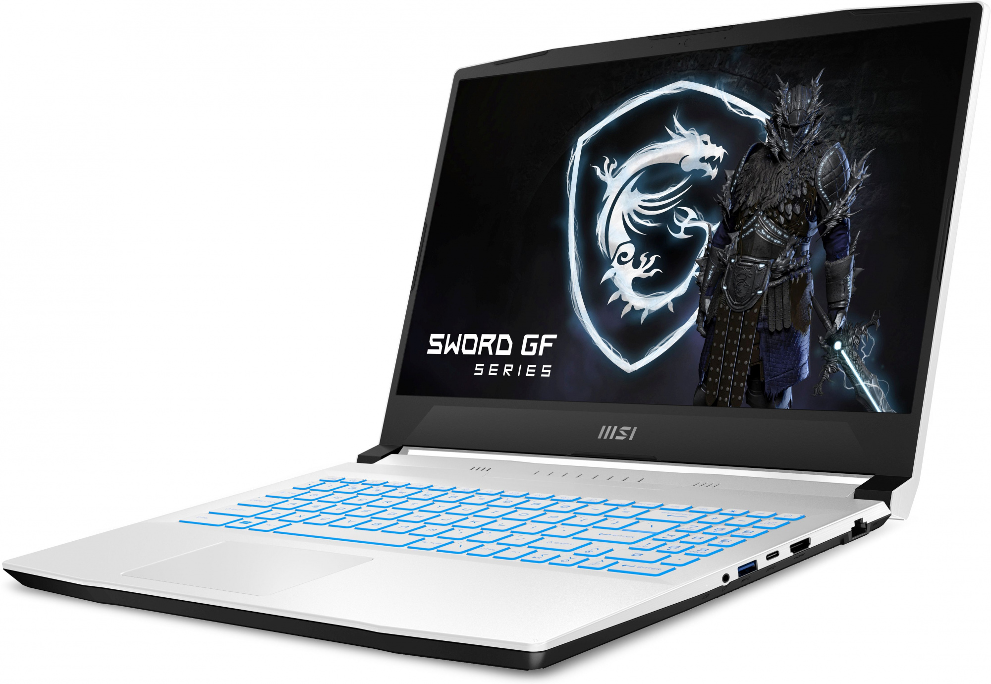 Ноутбук MSI Sword 15 A12UE-487XRU Core i7 12700H 16Gb SSD512Gb NVIDIA GeForce RTX 3060 6Gb 15.6" IPS FHD (1920x1080) Free DOS white WiFi BT Cam (9S7-158333-487) — фото 2