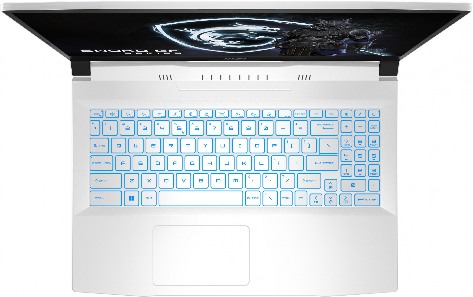 Ноутбук MSI Sword 15 A12UE-487XRU Core i7 12700H 16Gb SSD512Gb NVIDIA GeForce RTX 3060 6Gb 15.6" IPS FHD (1920x1080) Free DOS white WiFi BT Cam (9S7-158333-487) — фото 9