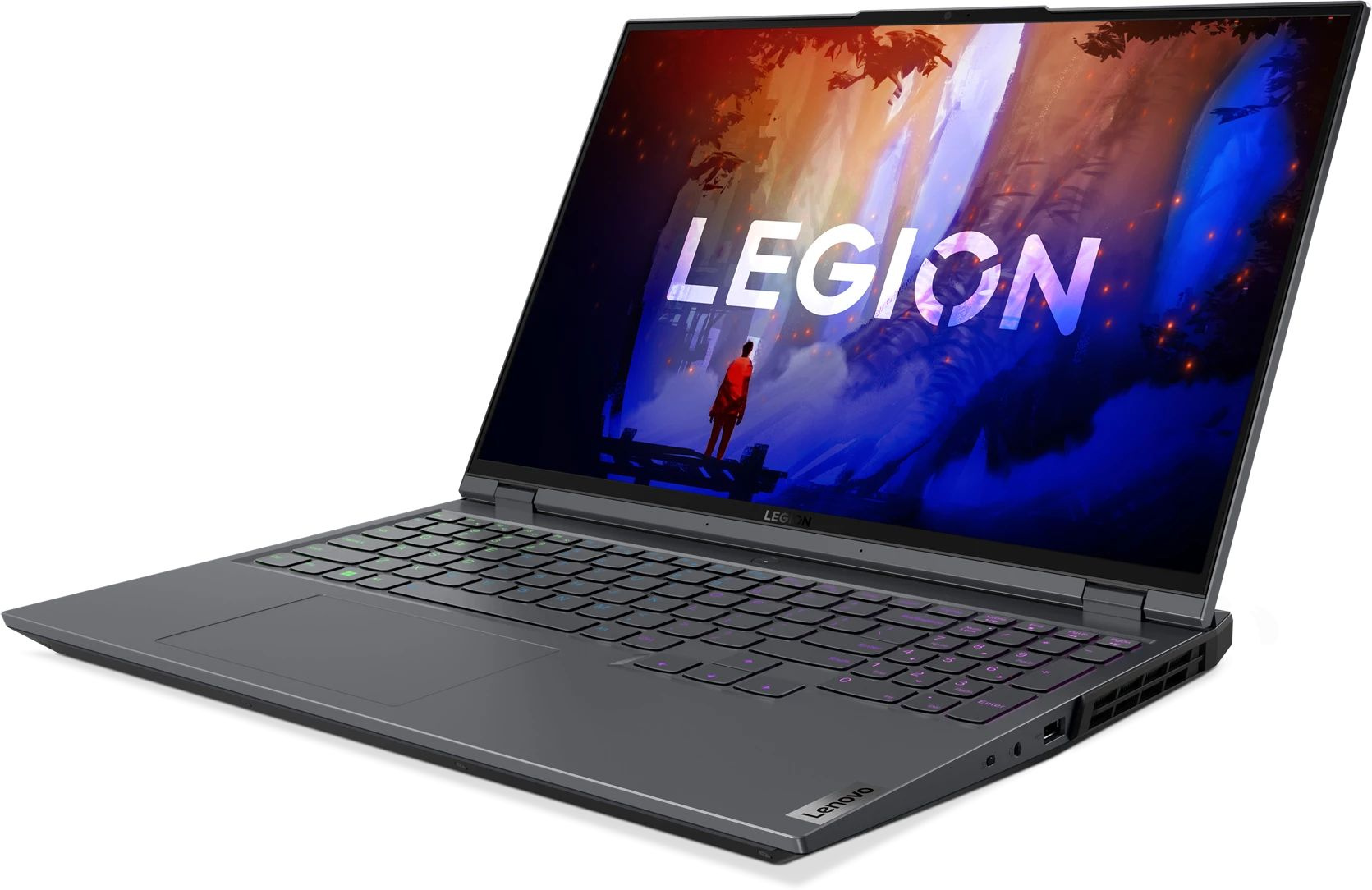 Ноутбук Lenovo Legion 5 Pro 16ARH7H Ryzen 7 6800H 16Gb SSD1Tb NVIDIA GeForce RTX 3060 6Gb 16" IPS WUXGA (1920x1200) Windows 11 Home grey WiFi BT Cam (82RG000PRU)