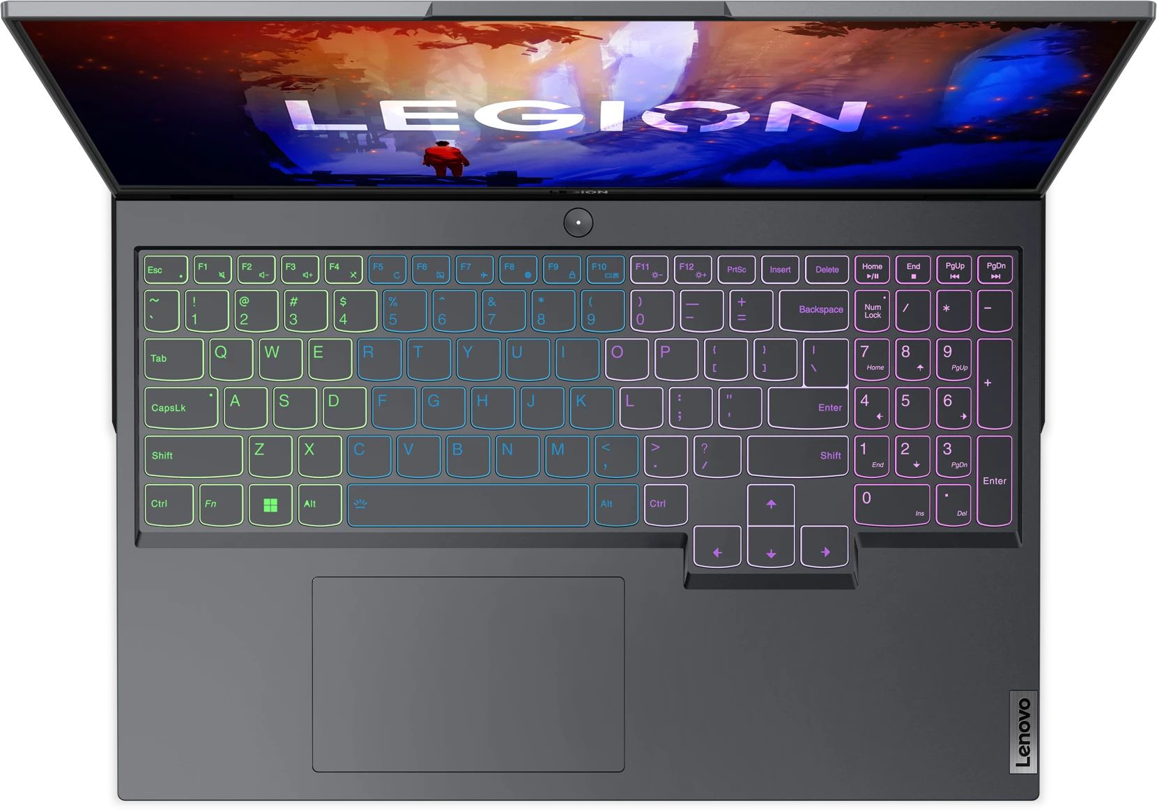Ноутбук Lenovo Legion 5 Pro 16ARH7H Ryzen 7 6800H 16Gb SSD1Tb NVIDIA GeForce RTX 3060 6Gb 16" IPS WUXGA (1920x1200) Windows 11 Home grey WiFi BT Cam (82RG000PRU) — фото 2