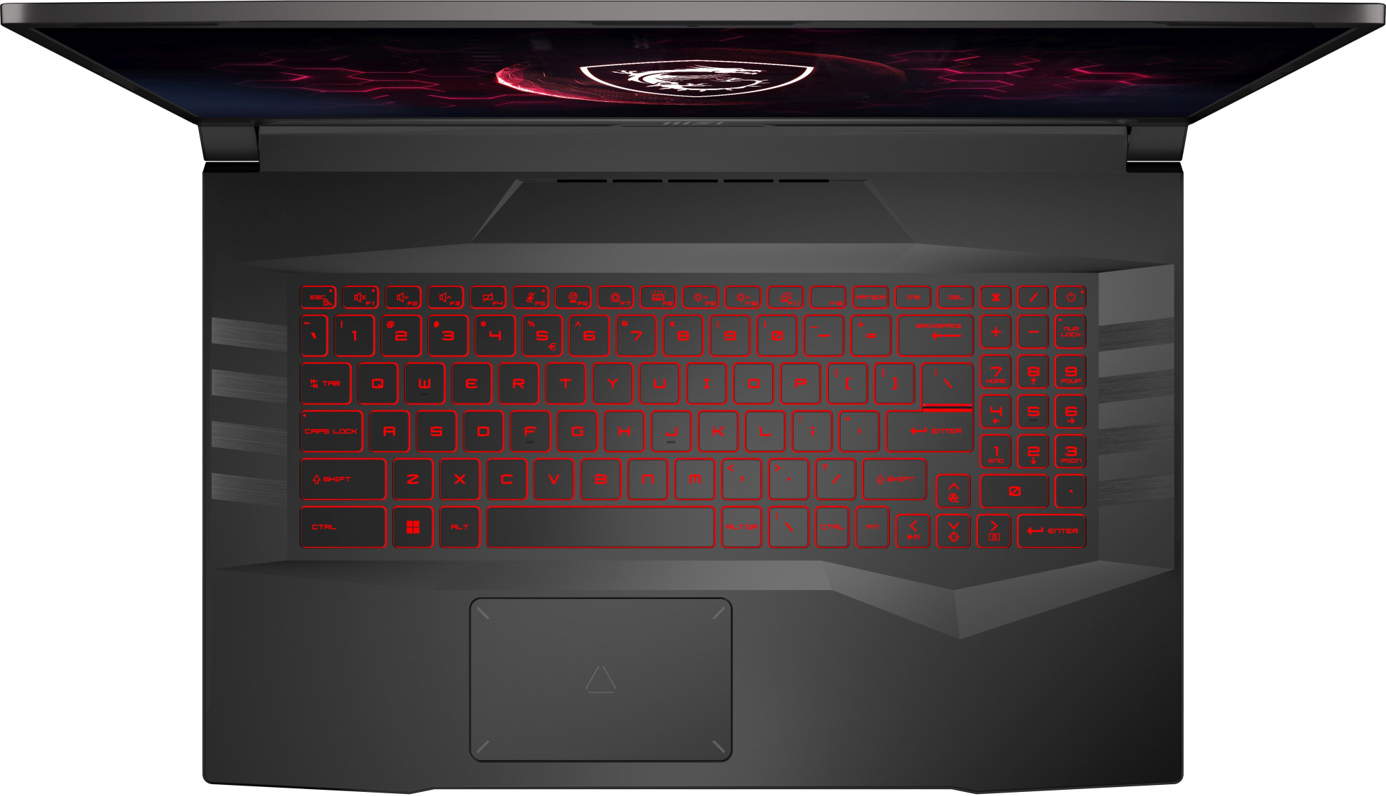 Ноутбук MSI Pulse GL76 12UDK-282XRU Core i5 12500H 8Gb SSD512Gb NVIDIA GeForce RTX 3050 Ti 4Gb 17.3" IPS FHD (1920x1080) Free DOS grey WiFi BT Cam (9S7-17L414-282) — фото 10