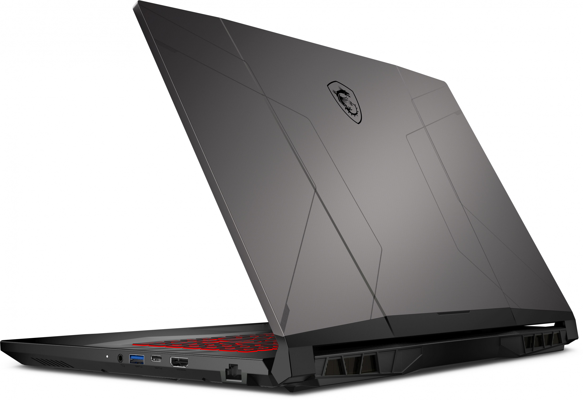 Ноутбук MSI Pulse GL76 12UCK-278XRU Core i7 12700H 8Gb SSD512Gb NVIDIA GeForce RTX 3050 4Gb 17.3" IPS FHD (1920x1080) Free DOS grey WiFi BT Cam (9S7-17L414-278) — фото 4