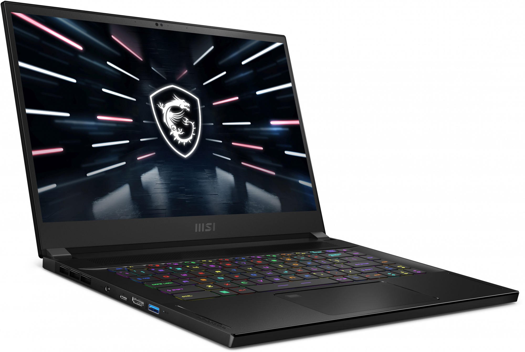 Ноутбук MSI Stealth GS66 12UHS-267RU Core i9 12900H 64Gb SSD2Tb NVIDIA GeForce RTX3080Ti 16Gb 15.6" IPS UHD (3840x2160) Windows 11 Home black WiFi BT Cam (9S7-16V512-267) — фото 2