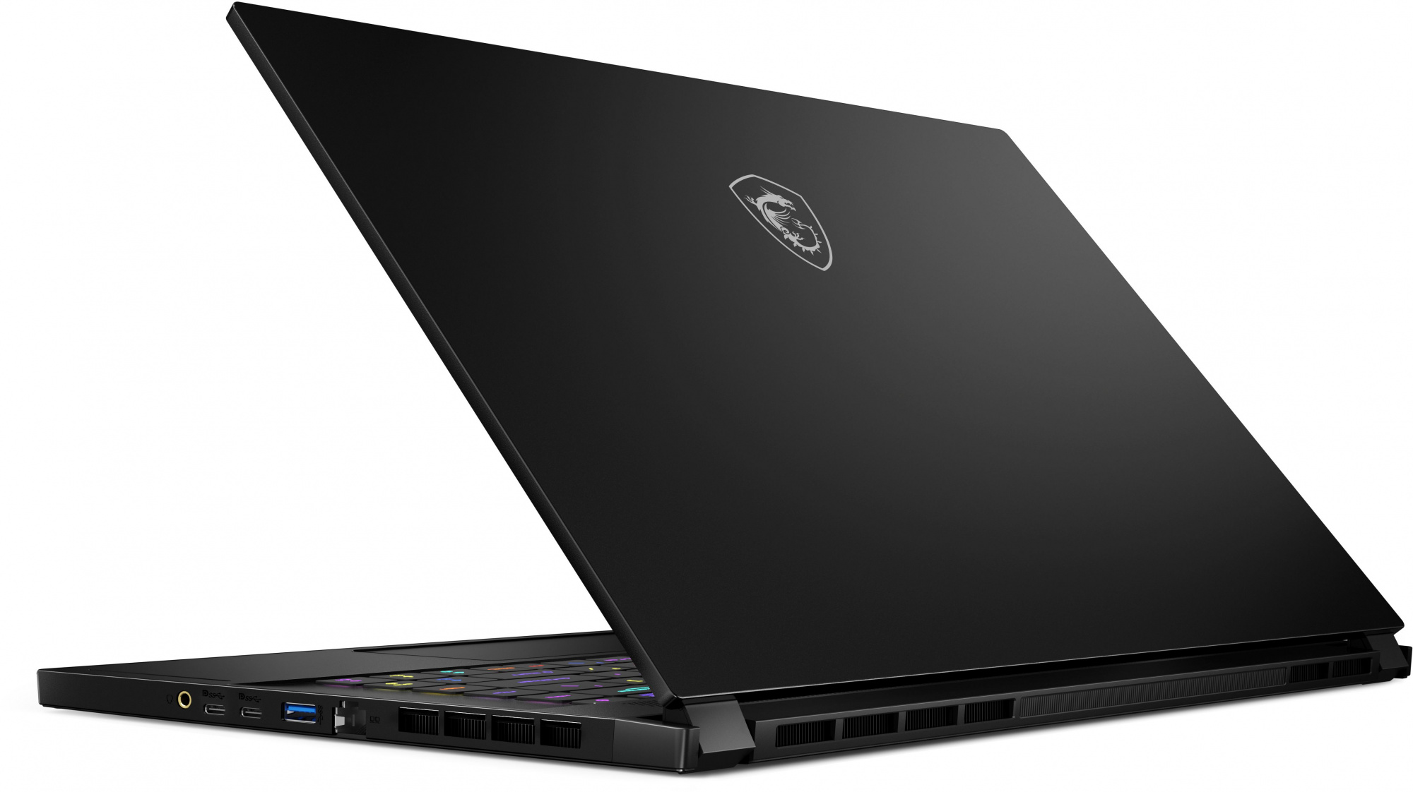 Ноутбук MSI Stealth GS66 12UHS-267RU Core i9 12900H 64Gb SSD2Tb NVIDIA GeForce RTX3080Ti 16Gb 15.6" IPS UHD (3840x2160) Windows 11 Home black WiFi BT Cam (9S7-16V512-267) — фото 3