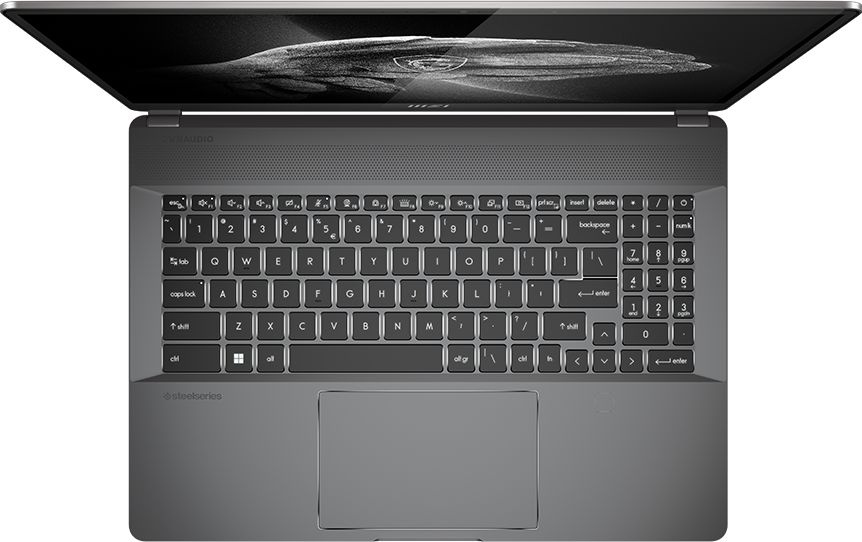 Ноутбук MSI Creator Z16P B12UGST-027RU Core i7 12700H 32Gb SSD1Tb NVIDIA GeForce RTX3070Ti 8Gb 16" IPS QHD+ (2560x1600) Windows 11 Home grey WiFi BT Cam (9S7-15G121-027) — фото 6