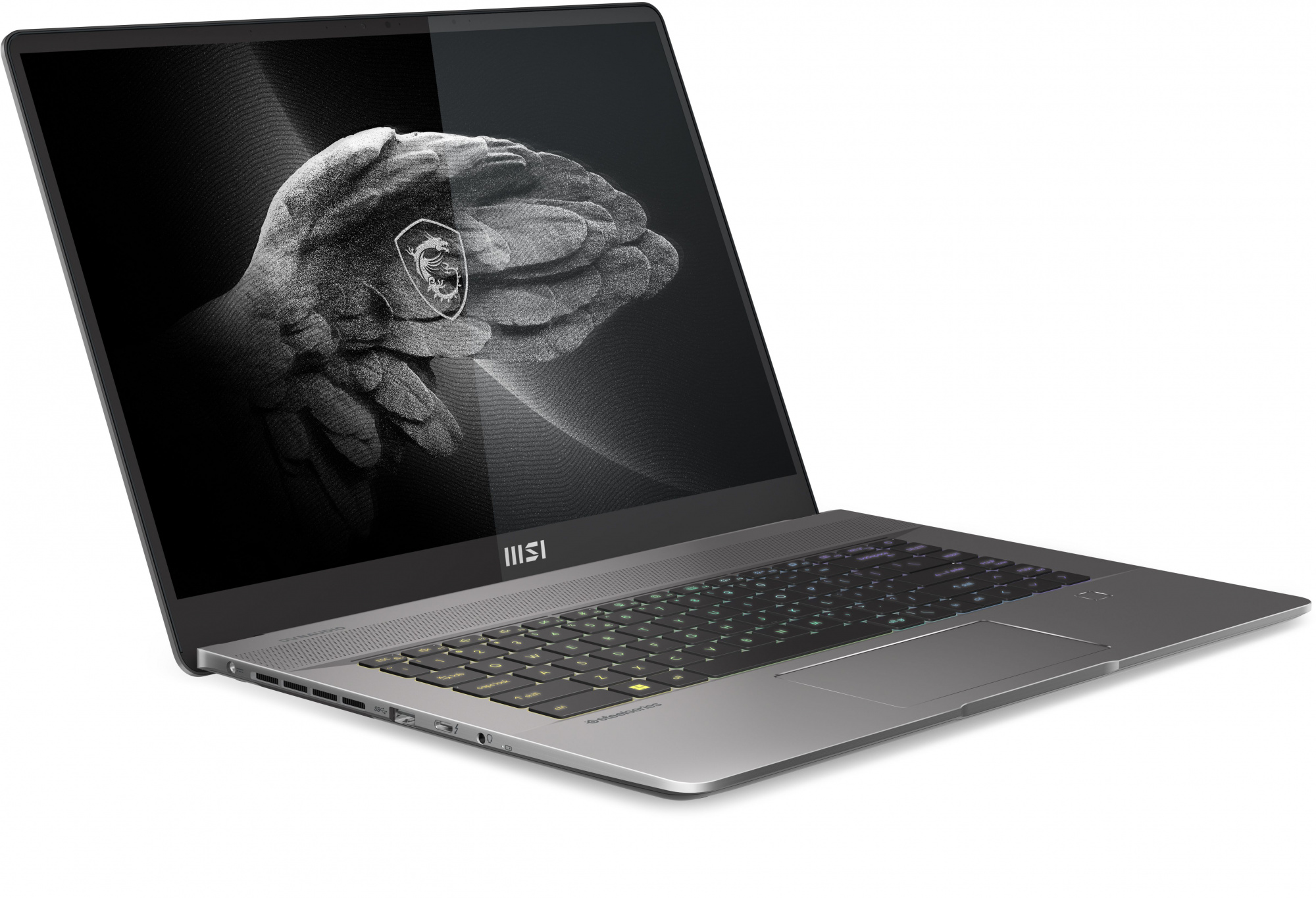 Ноутбук MSI Creator Z16 A12UET-063RU Core i7 12700H 16Gb SSD1Tb NVIDIA GeForce RTX 3060 6Gb 16" IPS Touch QHD+ (2560x1600) Windows 11 Home grey WiFi BT Cam (9S7-157211-063) — фото 6