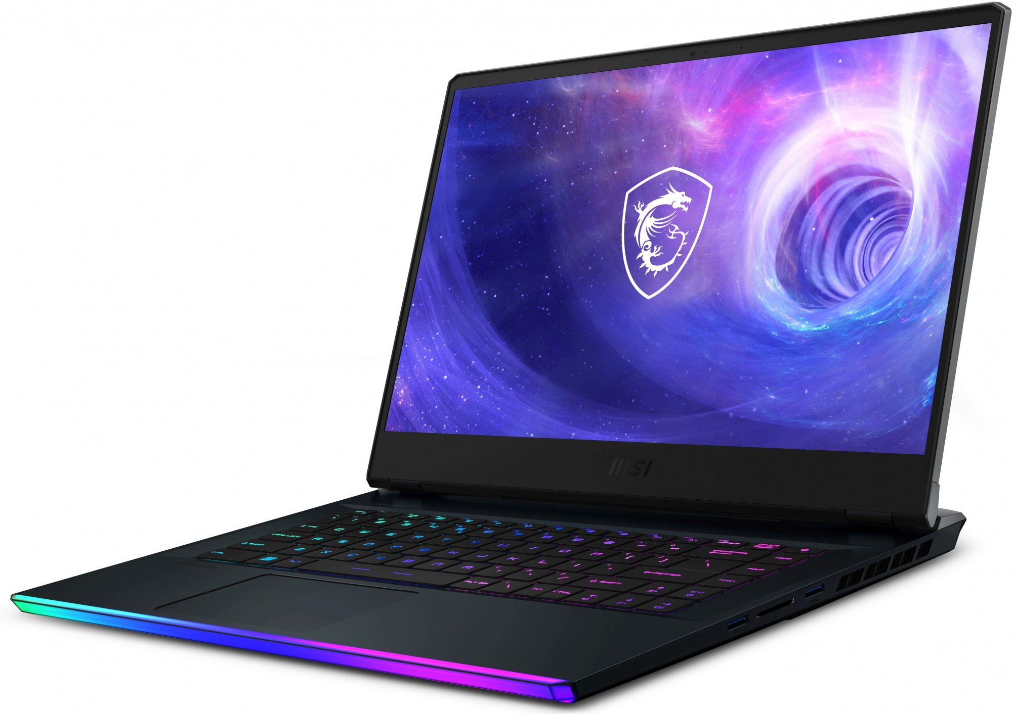 Ноутбук MSI Raider GE66 12UGS-466RU Core i9 12900HK 32Gb SSD1Tb NVIDIA GeForce RTX3070Ti 8Gb 15.6" IPS QHD (2560x1440) Windows 11 Home blue WiFi BT Cam (9S7-154414-466) — фото 3