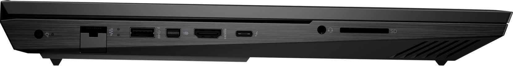 Ноутбук HP Omen 17-ck0045ur Core i7 11800H 16Gb SSD1Tb NVIDIA GeForce RTX3080 16Gb 17.3" IPS QHD (2560x1440) Windows 11 Home black WiFi BT Cam (4E1C7EA) — фото 6