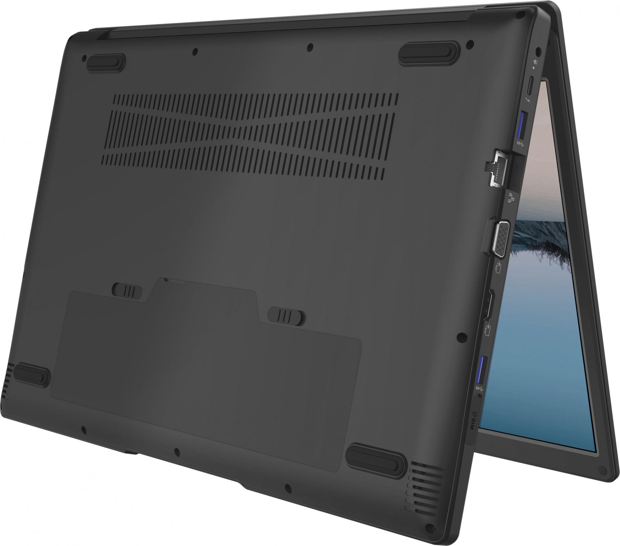 Ноутбук IRU Калибр 15Y Core i7 8550U 8Gb SSD240Gb Intel UHD Graphics 620 15.6" IPS FHD (1920x1080) Free DOS black WiFi BT Cam 8000mAh (1738018) — фото 6