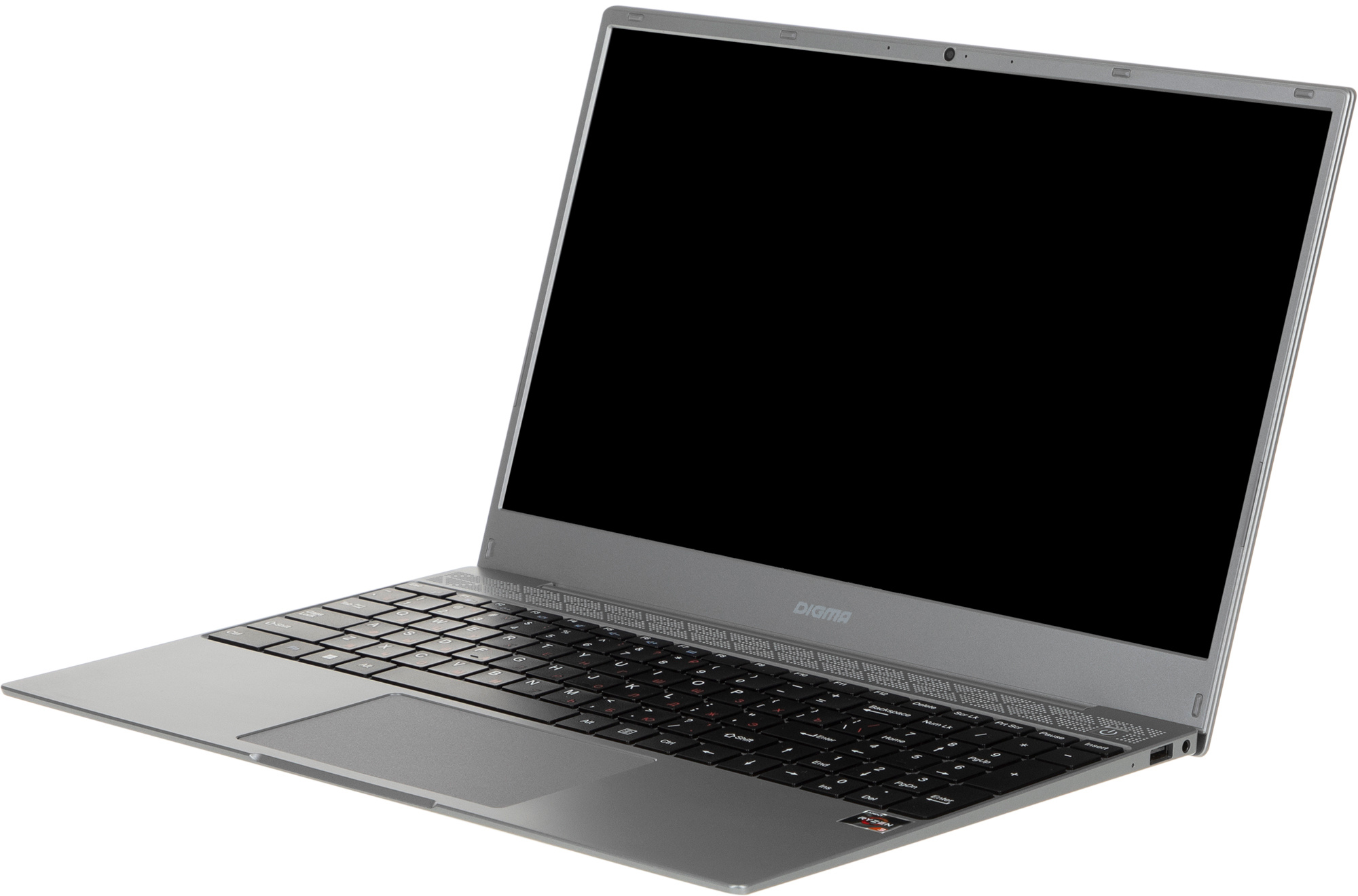 Ноутбук Digma EVE 15 C423 Ryzen 3 3200U 16Gb SSD512Gb AMD Radeon Vega 3 15.6" IPS FHD (1920x1080) Windows 11 Professional Multi Language 64 grey space WiFi BT Cam 4000mAh (NR315ADXW01) — фото 4
