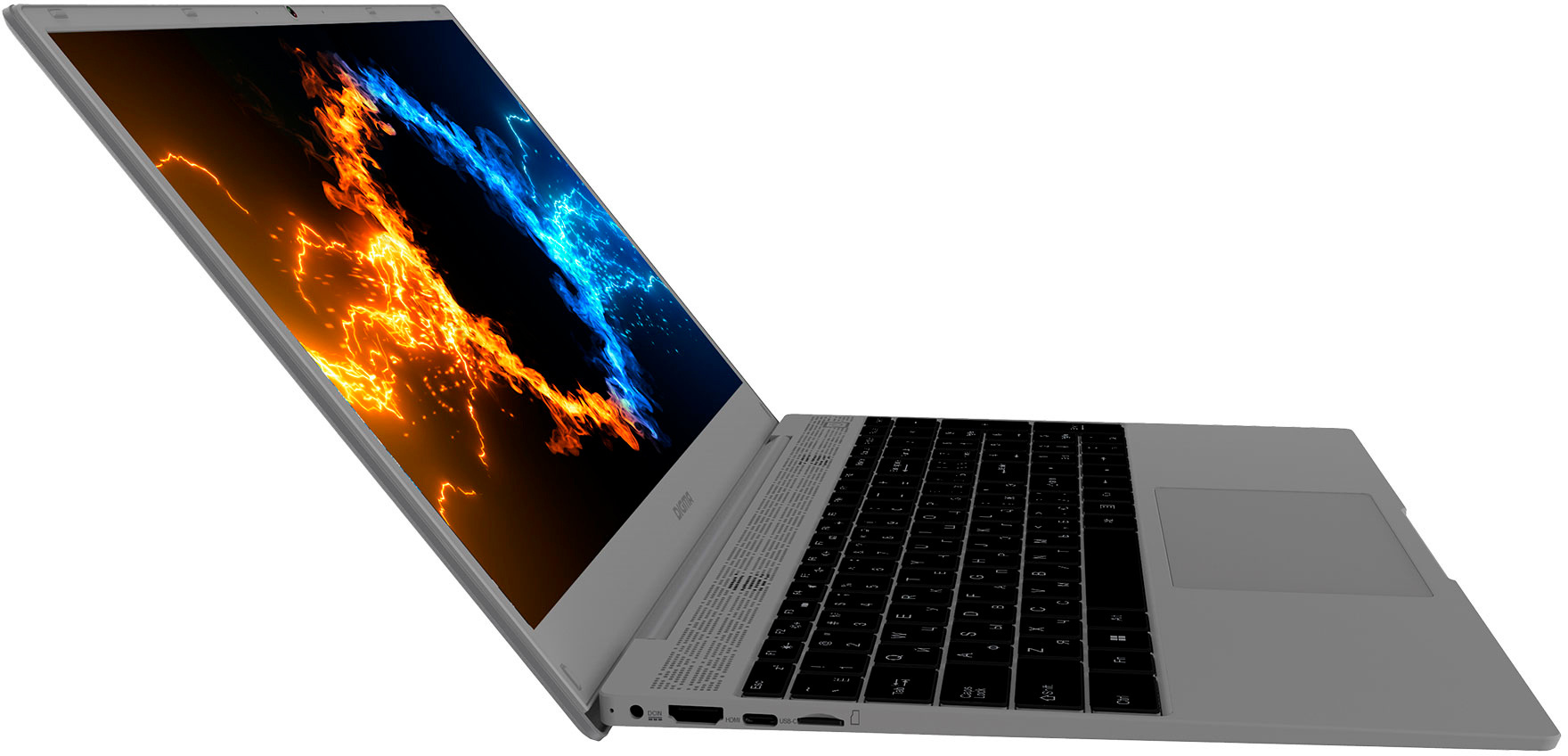 Ноутбук Digma EVE 15 C423 Ryzen 5 3500U 8Gb SSD512Gb AMD Radeon Vega 8 15.6" IPS FHD (1920x1080) Windows 11 Professional Multi Language 64 grey space WiFi BT Cam 4000mAh (NR5158DXW01) — фото 4