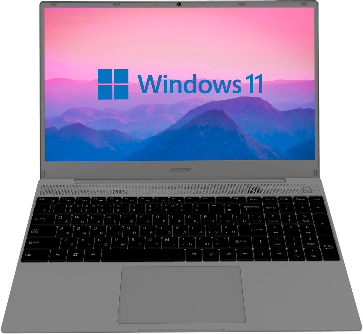 Ноутбук Digma EVE 15 C423 Ryzen 5 3500U 16Gb SSD512Gb AMD Radeon Vega 8 15.6" IPS FHD (1920x1080) Windows 11 Professional Multi Language 64 grey space WiFi BT Cam 4000mAh (NR515ADXW01) — фото 2