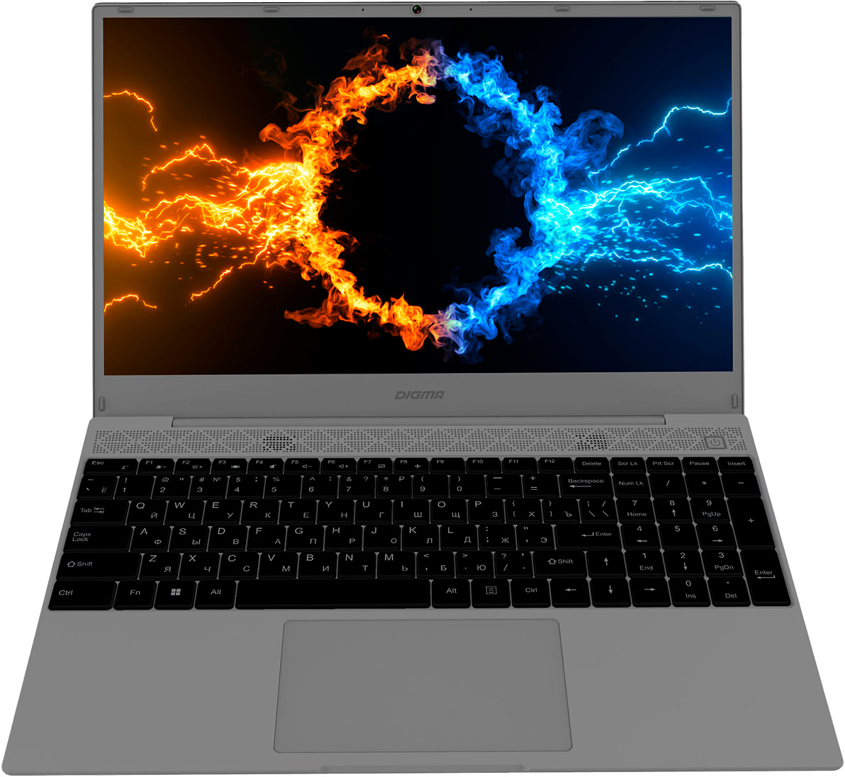 Ноутбук Digma EVE 15 C423 Ryzen 5 3500U 16Gb SSD512Gb AMD Radeon Vega 8 15.6" IPS FHD (1920x1080) Windows 11 Professional Multi Language 64 grey space WiFi BT Cam 4000mAh (NR515ADXW01) — фото 4