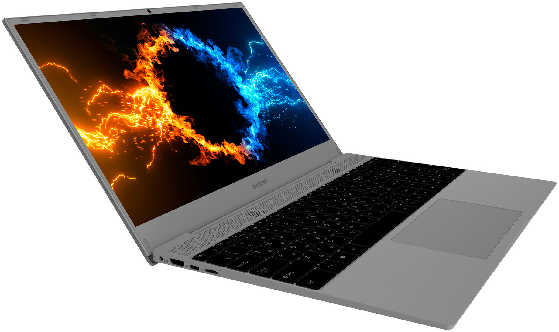 Ноутбук Digma EVE 15 C423 Ryzen 5 3500U 16Gb SSD512Gb AMD Radeon Vega 8 15.6" IPS FHD (1920x1080) Windows 11 Professional Multi Language 64 grey space WiFi BT Cam 4000mAh (NR515ADXW01) — фото 10