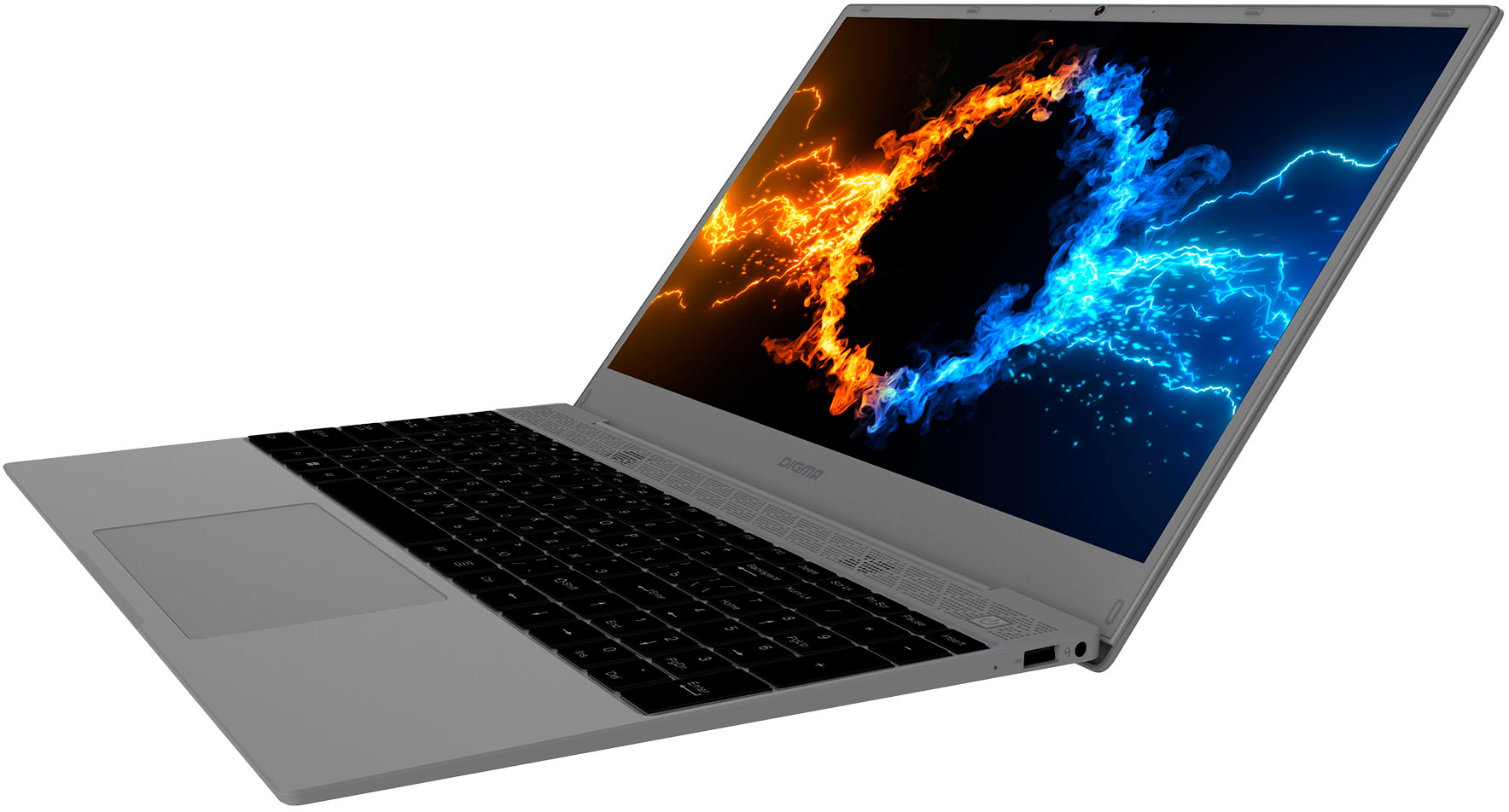 Ноутбук Digma EVE 15 C423 Ryzen 5 3500U 16Gb SSD512Gb AMD Radeon Vega 8 15.6" IPS FHD (1920x1080) Windows 11 Professional Multi Language 64 grey space WiFi BT Cam 4000mAh (NR515ADXW01) — фото 11