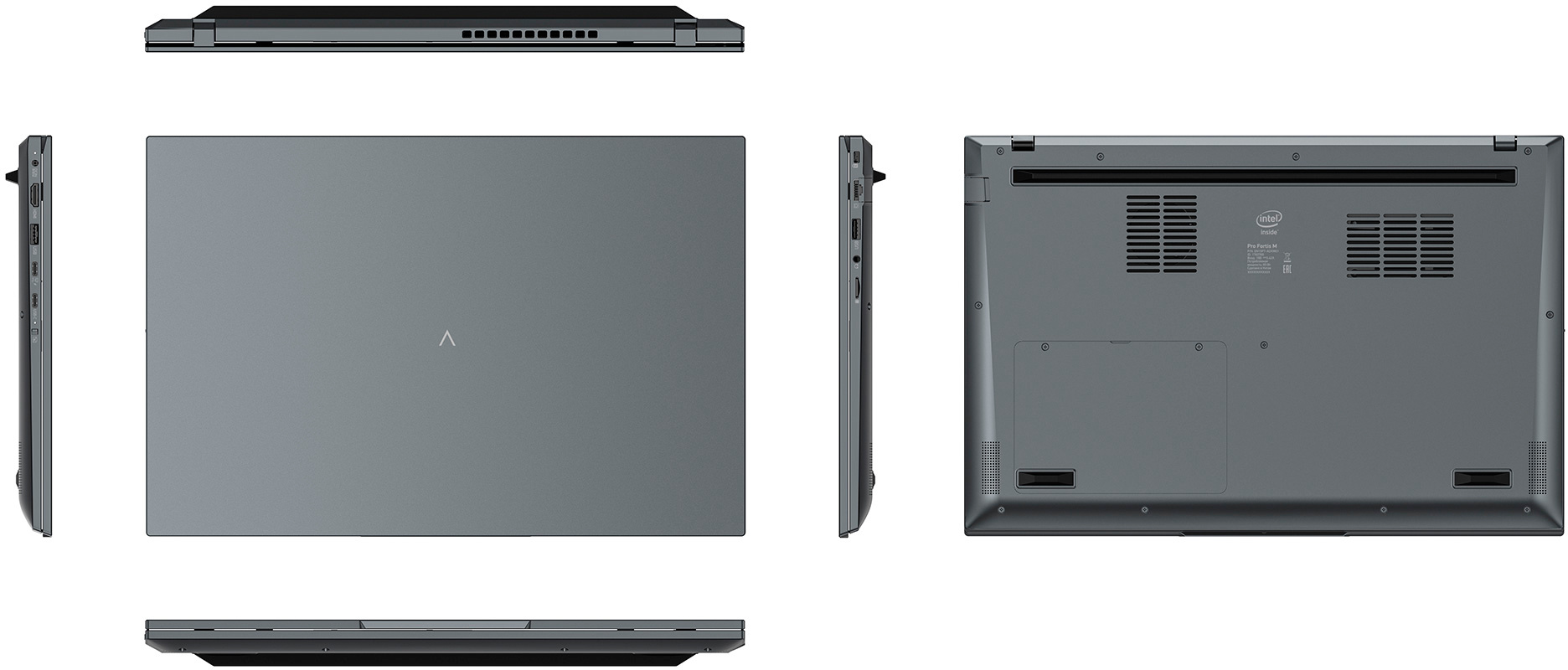Ноутбук Digma Pro Fortis M Core i7 10710U 16Gb SSD512Gb Intel UHD Graphics 15.6" IPS FHD (1920x1080) Windows 11 Professional Multi Language 64 grey WiFi BT Cam 4250mAh (DN15P7-ADXW01) — фото 10