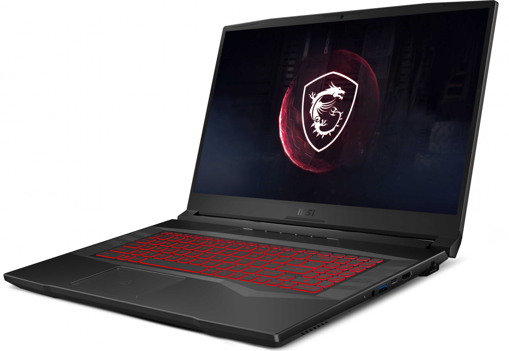 Ноутбук MSI Pulse GL76 11UCK-491XRU Core i5 11400H 8Gb SSD256Gb NVIDIA GeForce RTX 3050 4Gb 17.3" IPS FHD (1920x1080) Free DOS grey WiFi BT Cam (9S7-17L222-491) — фото 3