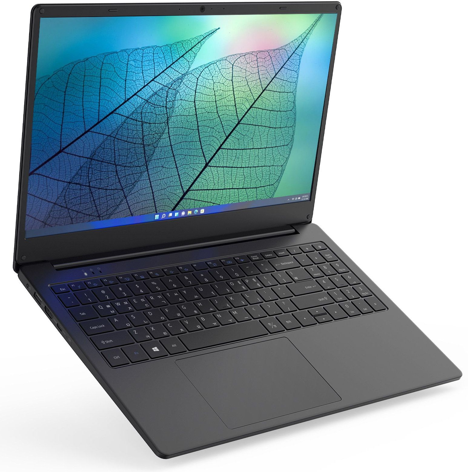 Ноутбук Hiper Workbook N15RP Ryzen 5 3500U 16Gb SSD512Gb AMD Radeon Vega 8 15.6" IPS FHD (1920x1080) Windows 10 Professional black WiFi BT Cam 6000mAh (N15RP96WI) — фото 2