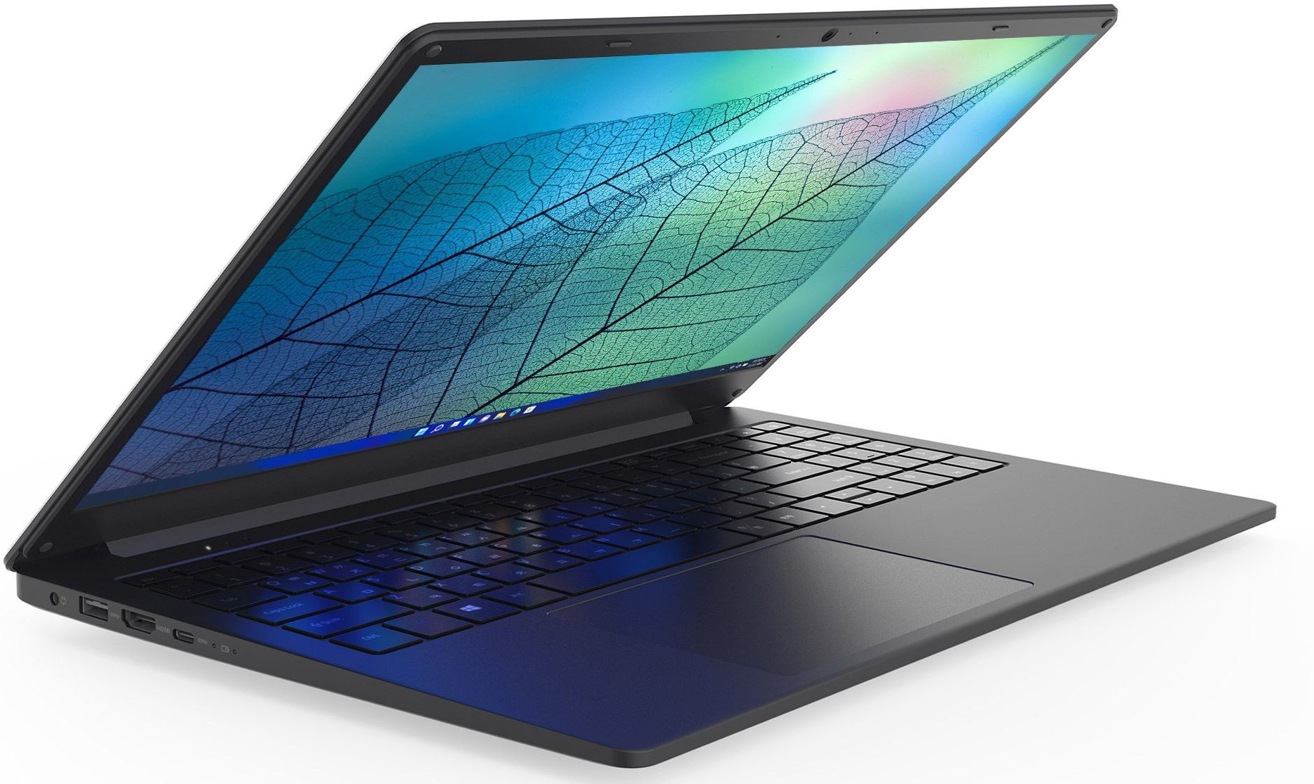 Ноутбук Hiper Workbook N15RP Ryzen 5 3500U 16Gb SSD512Gb AMD Radeon Vega 8 15.6" IPS FHD (1920x1080) Windows 10 Professional black WiFi BT Cam 6000mAh (N15RP96WI) — фото 6