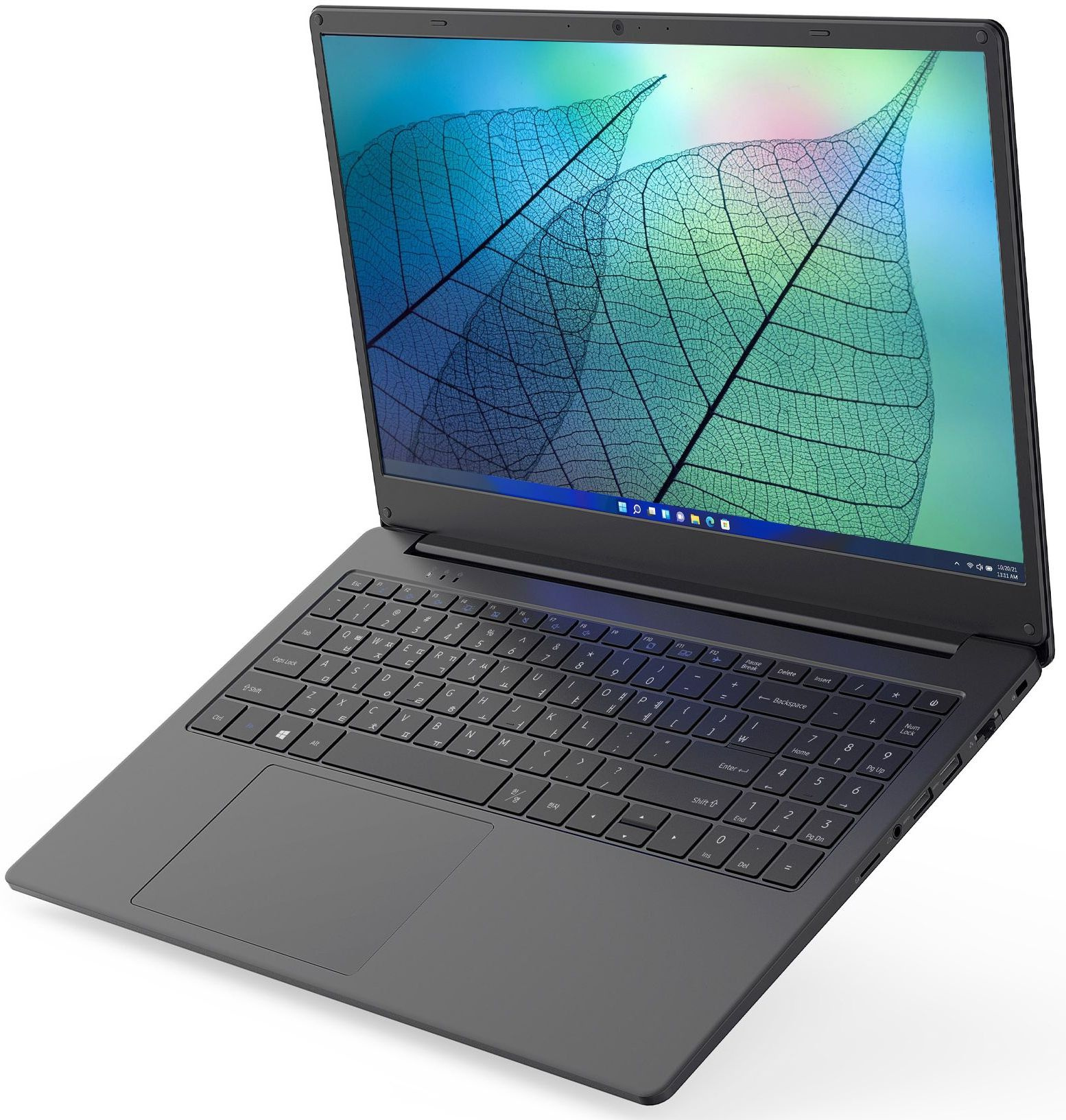 Ноутбук Hiper Workbook N15RP Ryzen 5 3500U 16Gb SSD512Gb AMD Radeon Vega 8 15.6" IPS FHD (1920x1080) Windows 10 Professional black WiFi BT Cam 6000mAh (N15RP96WI) — фото 7