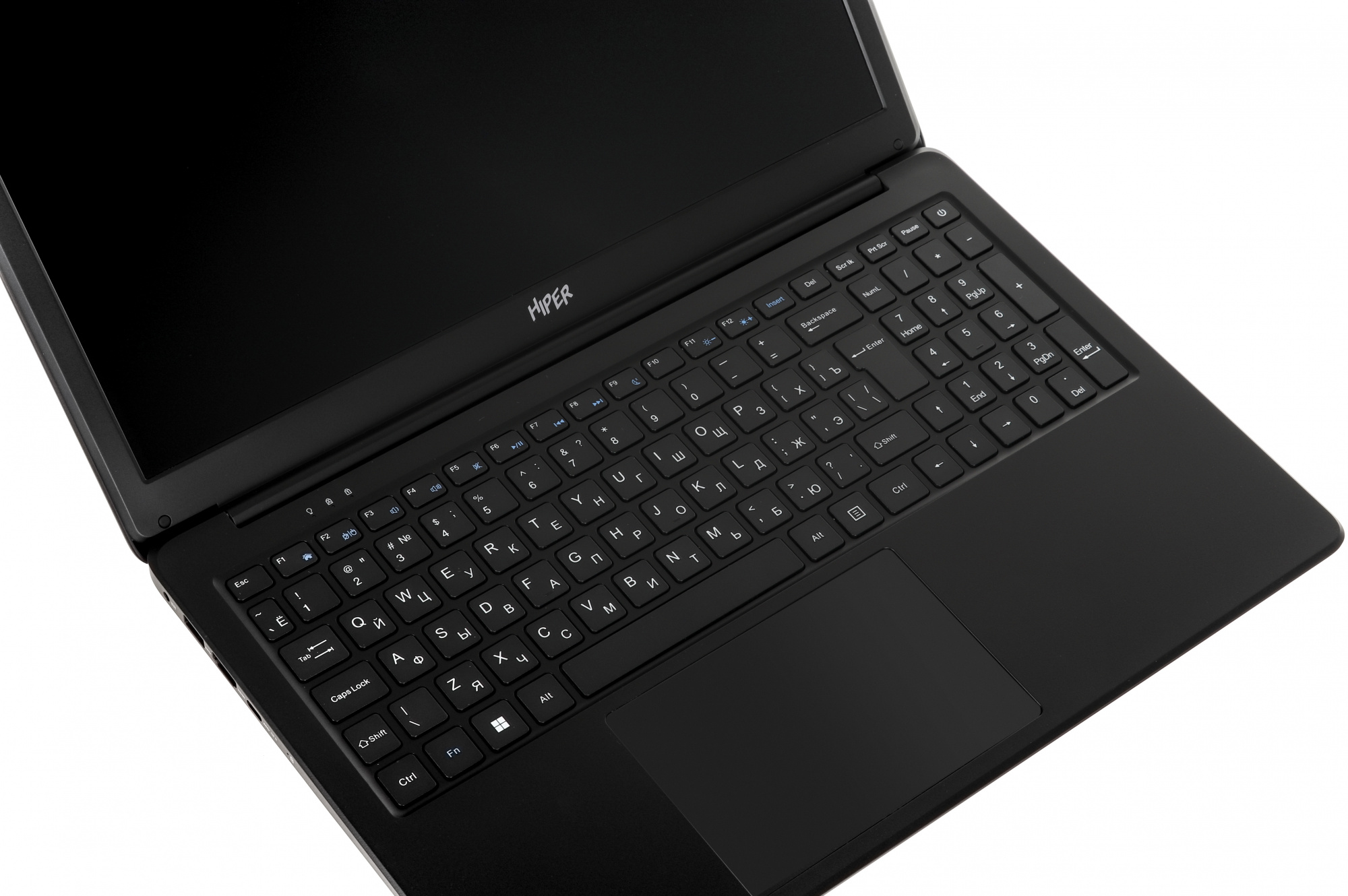 Ноутбук Hiper Workbook N15RP Ryzen 5 3500U 16Gb SSD512Gb AMD Radeon Vega 8 15.6" IPS FHD (1920x1080) Astra Linux black WiFi BT Cam 6000mAh (N15RP96AS) — фото 7