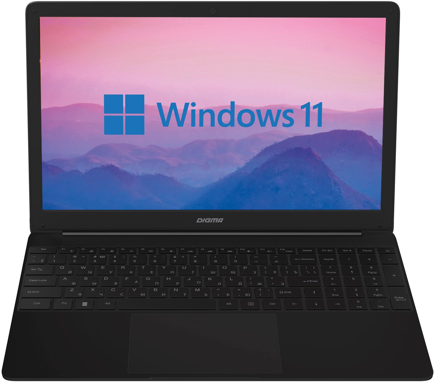 Ноутбук Digma EVE 15 P417 Pentium Silver N5030 8Gb SSD256Gb Intel UHD Graphics 605 15.6" IPS FHD (1920x1080) Windows 11 Home black WiFi BT Cam 5000mAh (NN5158CXW01) — фото 12