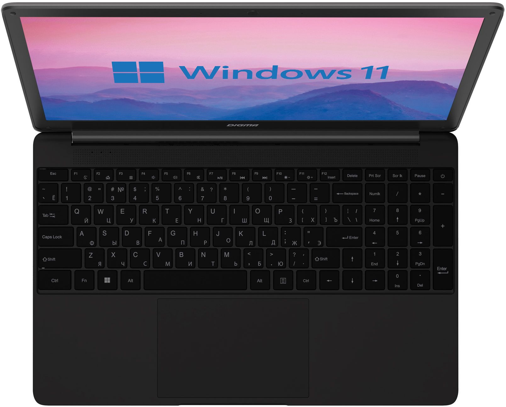 Ноутбук Digma EVE 15 P417 Pentium Silver N5030 8Gb SSD256Gb Intel UHD Graphics 605 15.6" IPS FHD (1920x1080) Windows 11 Home black WiFi BT Cam 5000mAh (NN5158CXW01) — фото 14