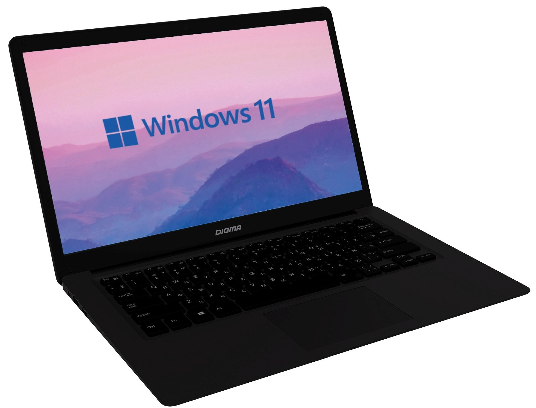 Ноутбук Digma EVE 14 C414 Celeron N4000 4Gb eMMC128Gb Intel UHD Graphics 600 14" IPS FHD (1920x1080) Windows 11 Home Single Language 64 black WiFi BT Cam 5000mAh (NCN144BXW03) — фото 10