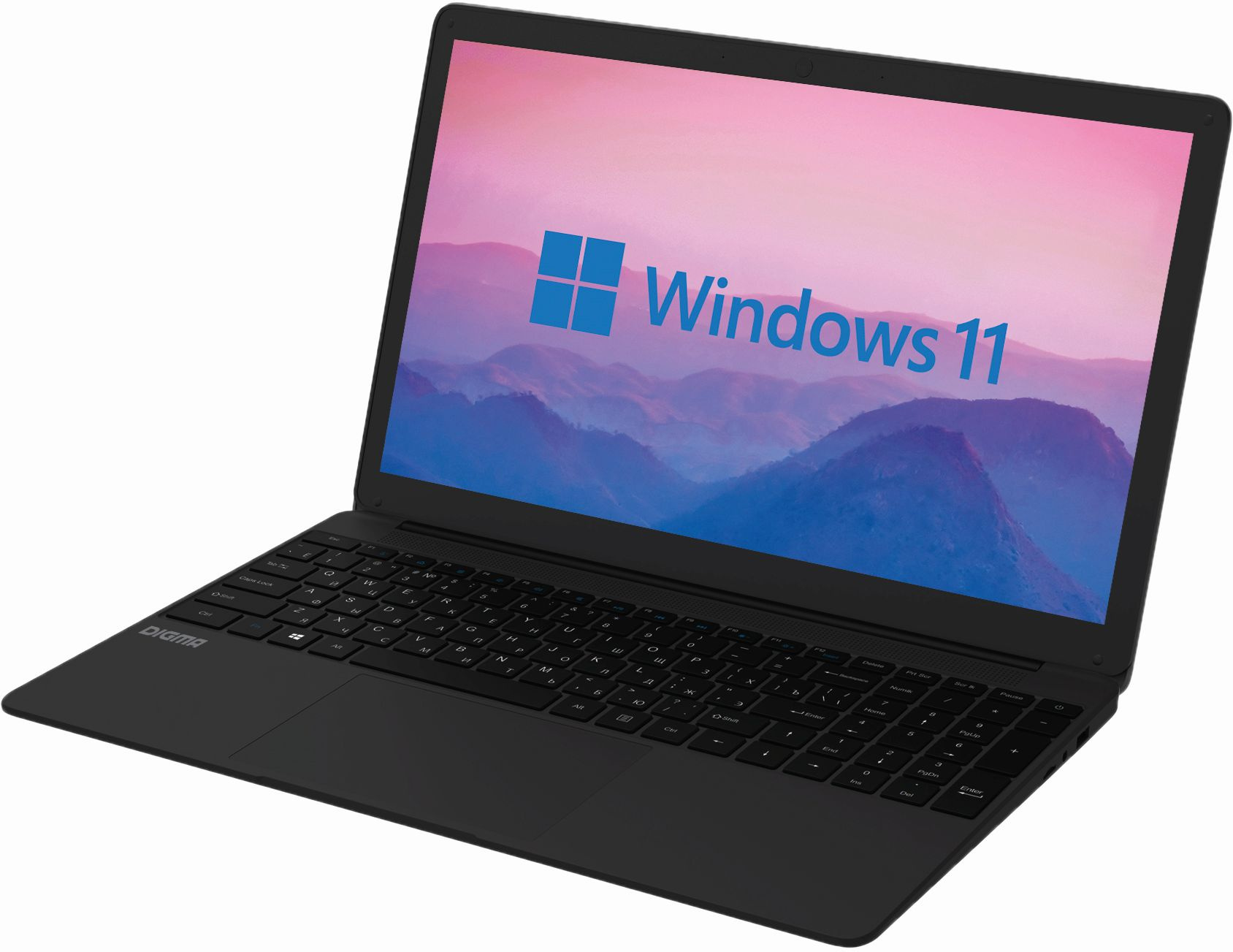 Ноутбук Digma EVE 11 C421Y Celeron N4020C 4Gb eMMC128Gb Intel UHD Graphics 600 11.6" TN Touch HD (1366x768) Windows 11 Home Multi Language 64 black WiFi BT Cam 4000mAh (NCN114BXW01) — фото 5