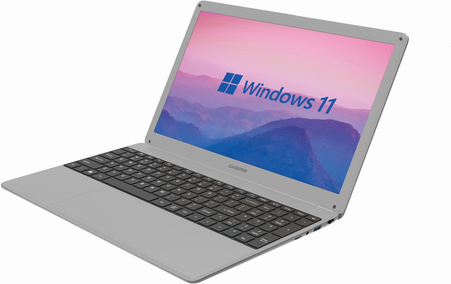 Ноутбук Digma EVE 15 P417 Core i3 10110U 8Gb SSD256Gb Intel UHD Graphics 15.6" IPS FHD (1920x1080) Windows 11 Home Multi Language 64 grey WiFi BT Cam 3600mAh (DN15P3-8CXW01) — фото 9