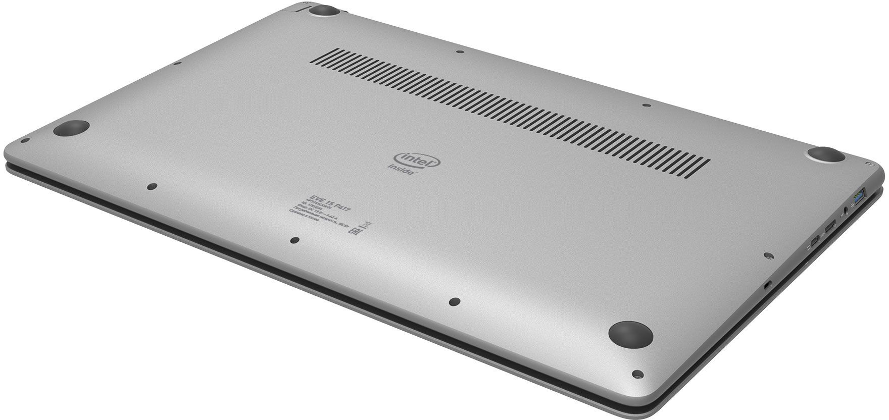 Ноутбук Digma EVE 15 P417 Core i3 10110U 8Gb SSD256Gb Intel UHD Graphics 15.6" IPS FHD (1920x1080) Windows 11 Home Multi Language 64 grey WiFi BT Cam 3600mAh (DN15P3-8CXW01) — фото 15