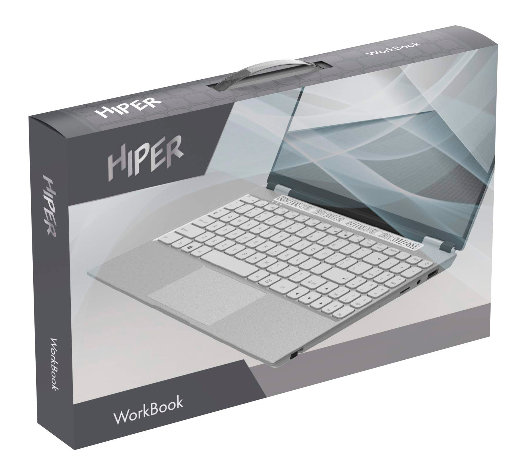 Ноутбук Hiper Workbook N1567RH Core i5 10210U 8Gb SSD256Gb Intel UHD Graphics 15.6" IPS FHD (1920x1080) Windows 10 Professional grey WiFi BT Cam 5000mAh (U9WV2LKF) — фото 10