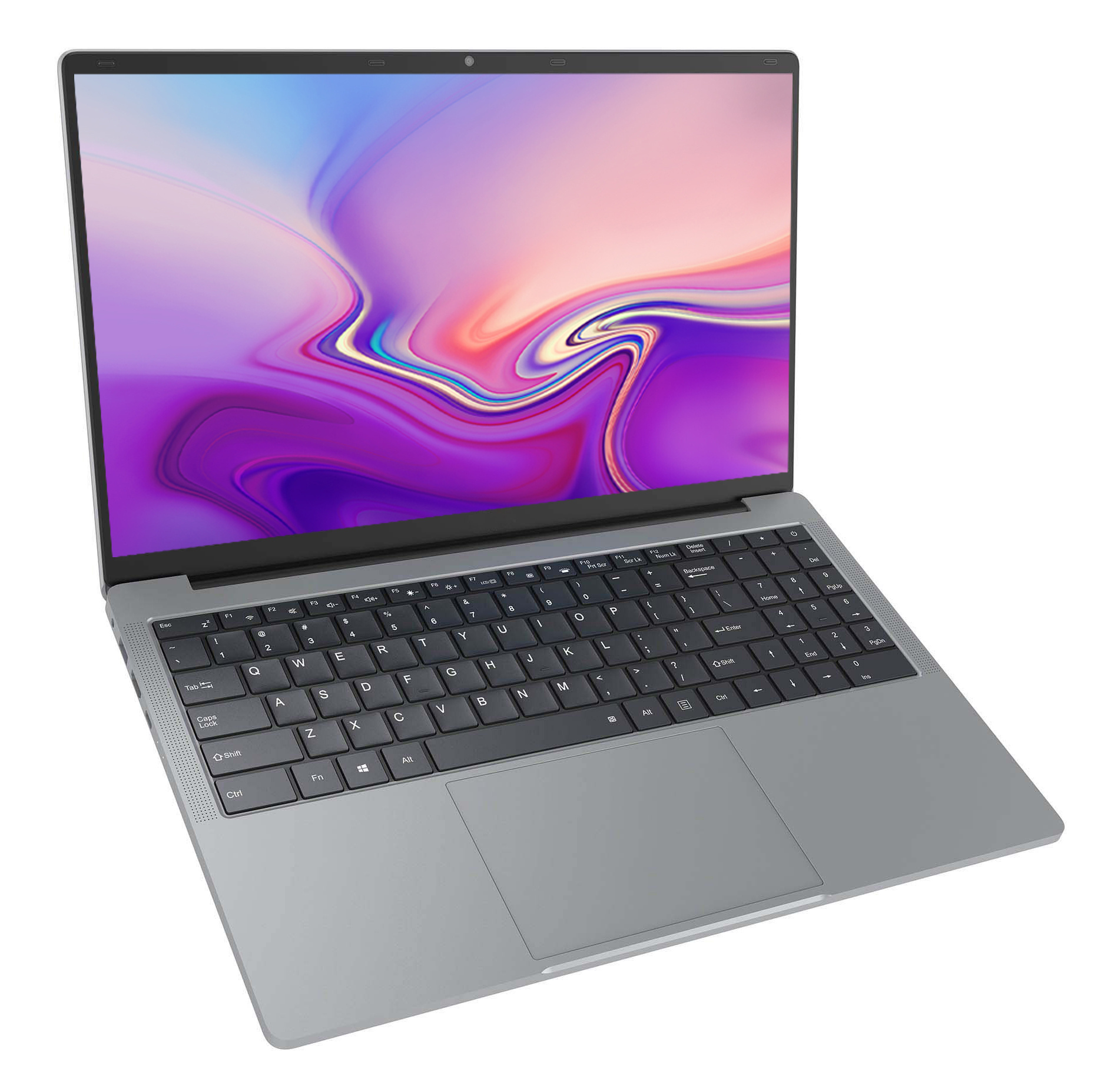 Ноутбук Hiper Dzen MTL1569 Core i5 1135G7 8Gb SSD256Gb Intel Iris Xe graphics 15.6" IPS FHD (1920x1080) Windows 10 Professional grey WiFi BT Cam 5700mAh (46XJGOSU) — фото 3