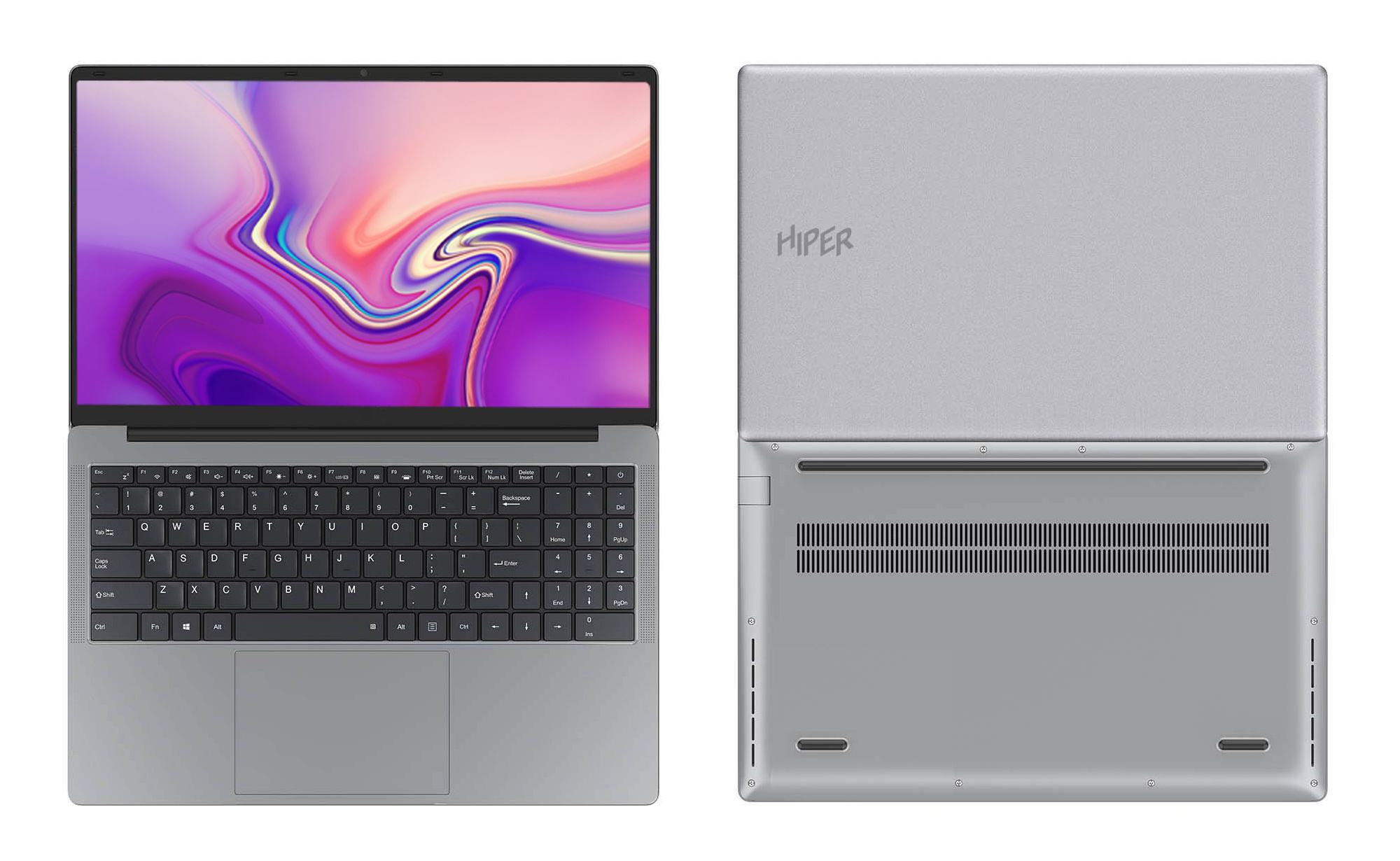 Ноутбук Hiper Dzen MTL1569 Core i5 1135G7 8Gb SSD256Gb Intel Iris Xe graphics 15.6" IPS FHD (1920x1080) Windows 10 Home grey WiFi BT Cam 5700mAh (46XJHOSU) — фото 4