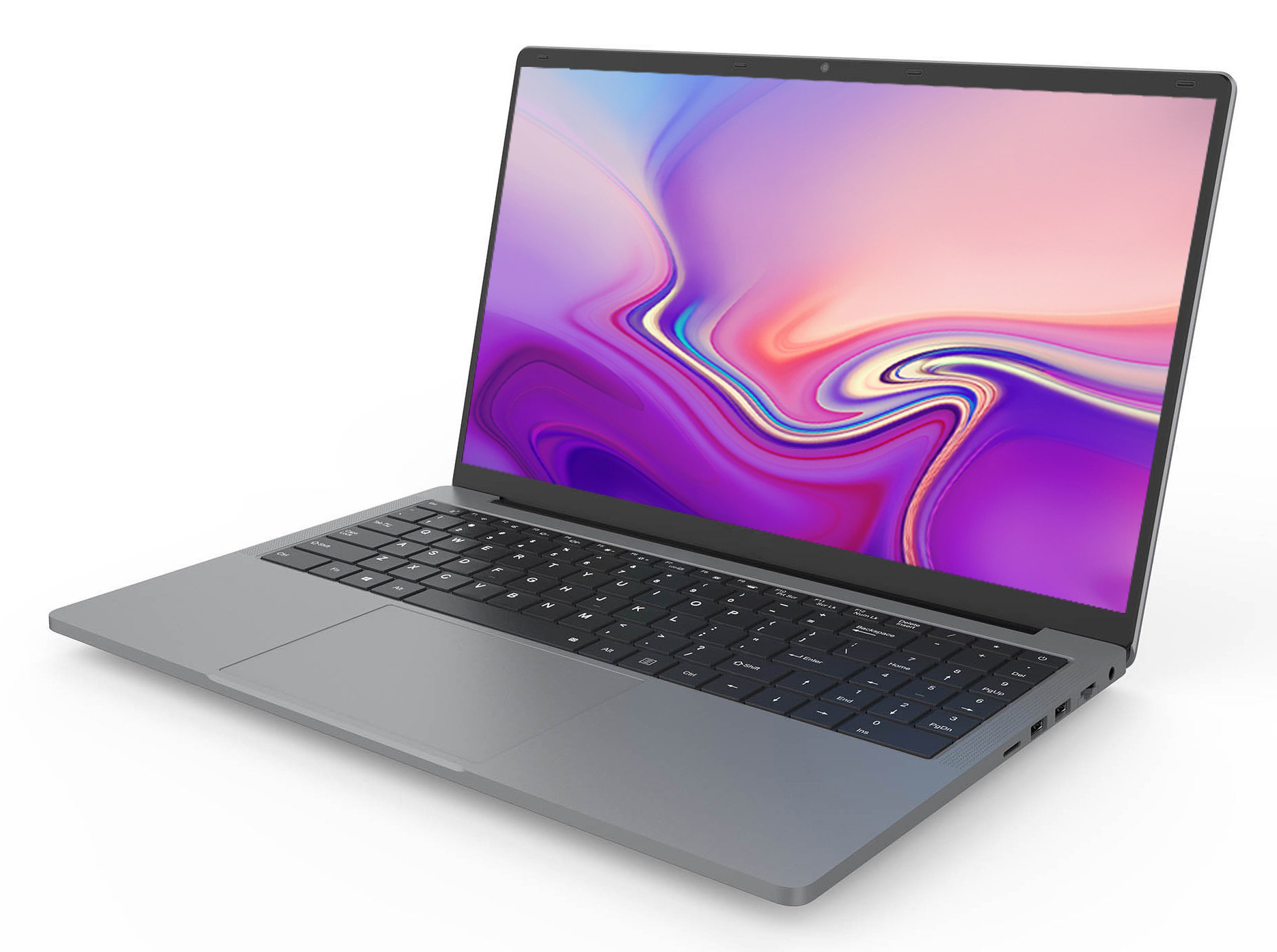 Ноутбук Hiper Dzen MTL1569 Core i5 1135G7 8Gb SSD256Gb Intel Iris Xe graphics 15.6" IPS FHD (1920x1080) Free DOS grey WiFi BT Cam 5700mAh (46XJDOSU) — фото 2