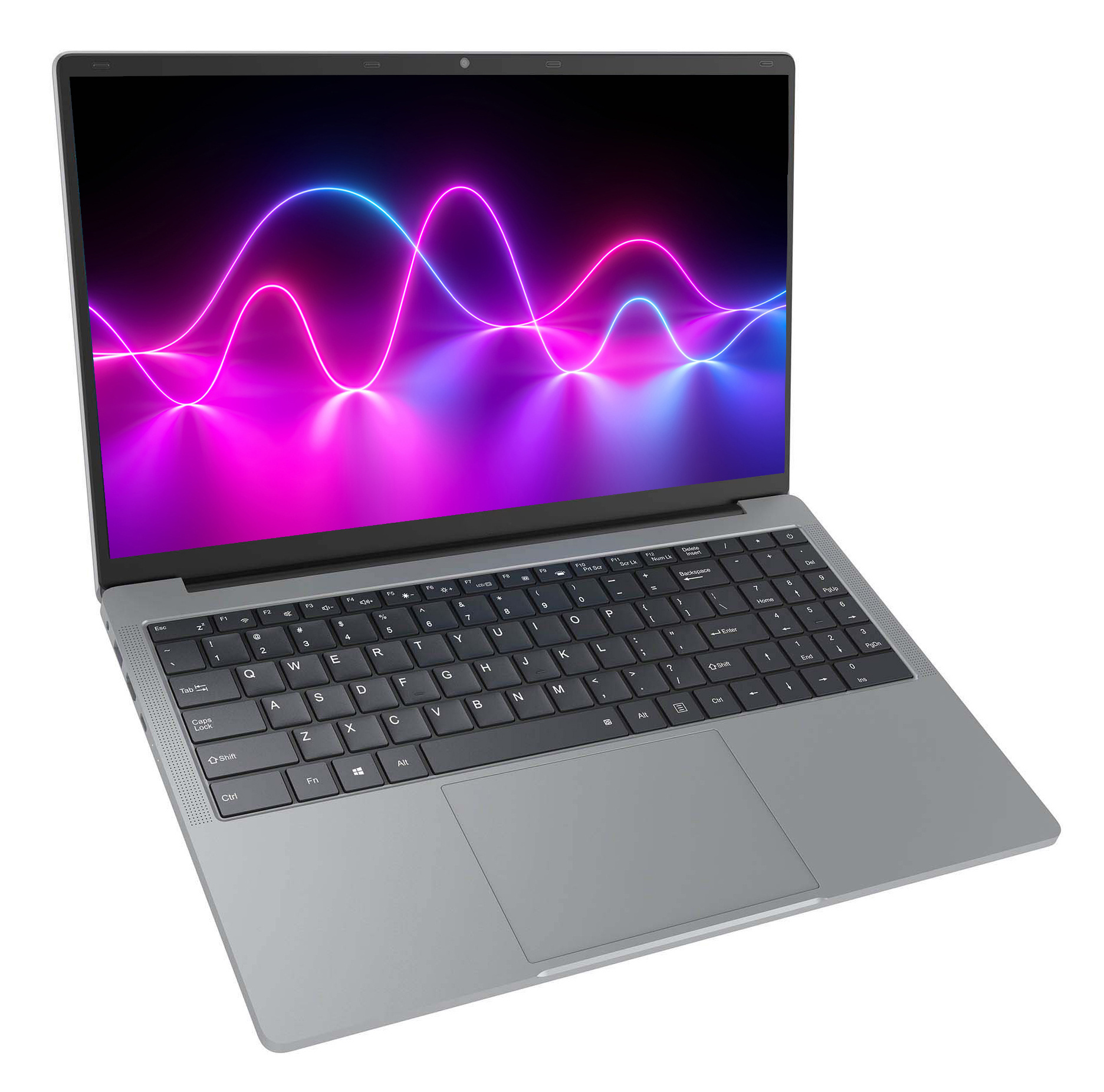 Ноутбук Hiper Dzen MTL1569 Core i7 1165G7 16Gb SSD512Gb Intel Iris Xe graphics 15.6" IPS FHD (1920x1080) Windows 10 Professional grey WiFi BT Cam 5700mAh (SEWQ7BD) — фото 3
