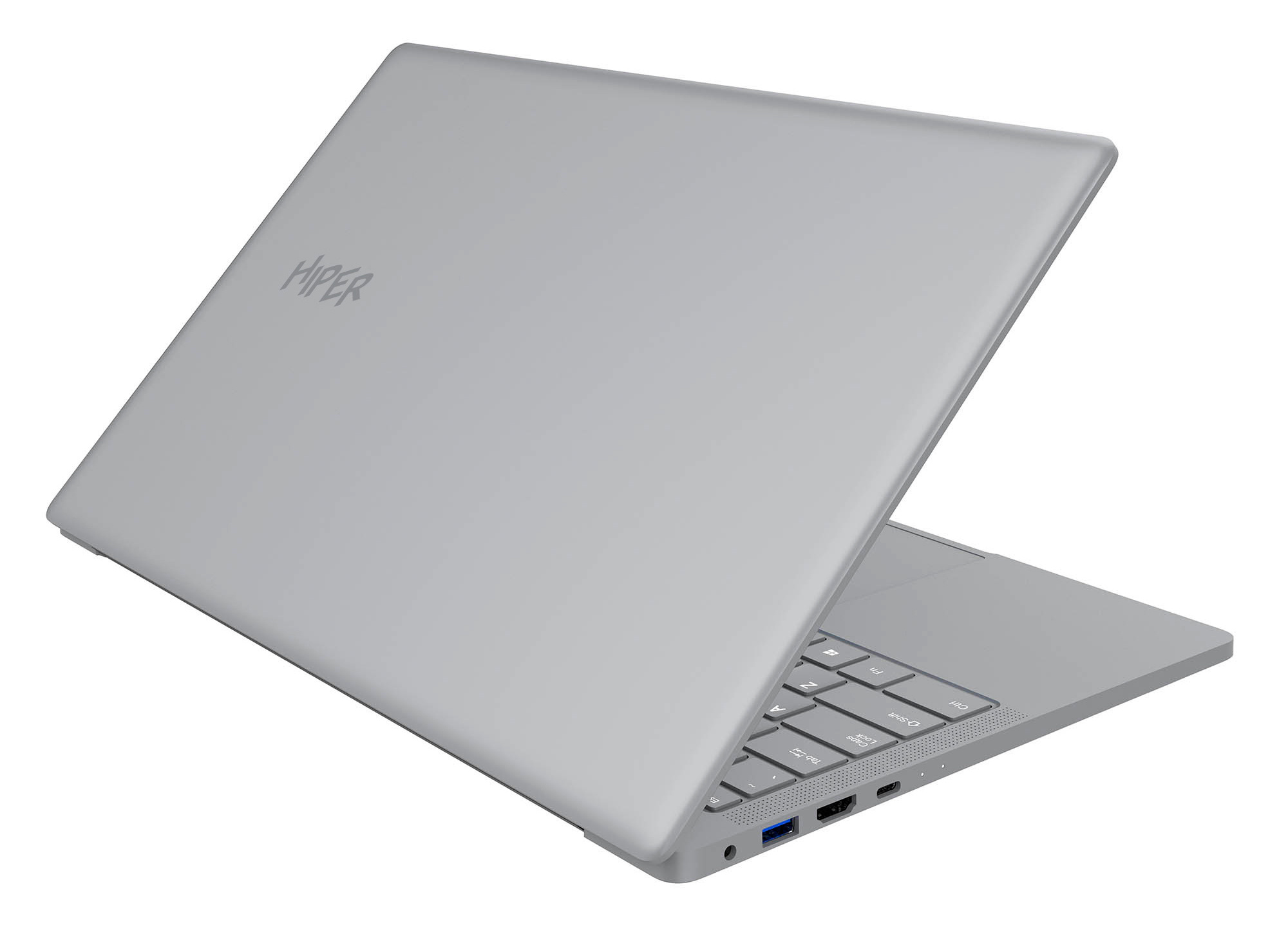 Ноутбук Hiper Dzen MTL1569 Core i7 1165G7 16Gb SSD512Gb Intel Iris Xe graphics 15.6" IPS FHD (1920x1080) Windows 10 Professional grey WiFi BT Cam 5700mAh (SEWQ7BD) — фото 4